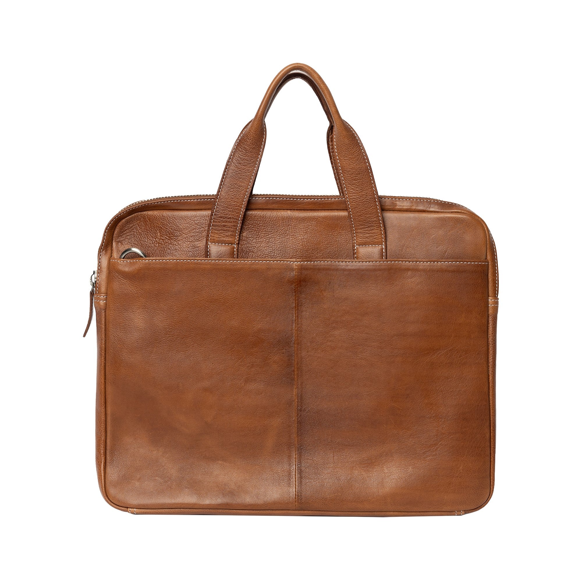 Fabian Bag, jobbveske til herre fra Re:Designed By Dixie i fargen Walnut, vist fra fronten