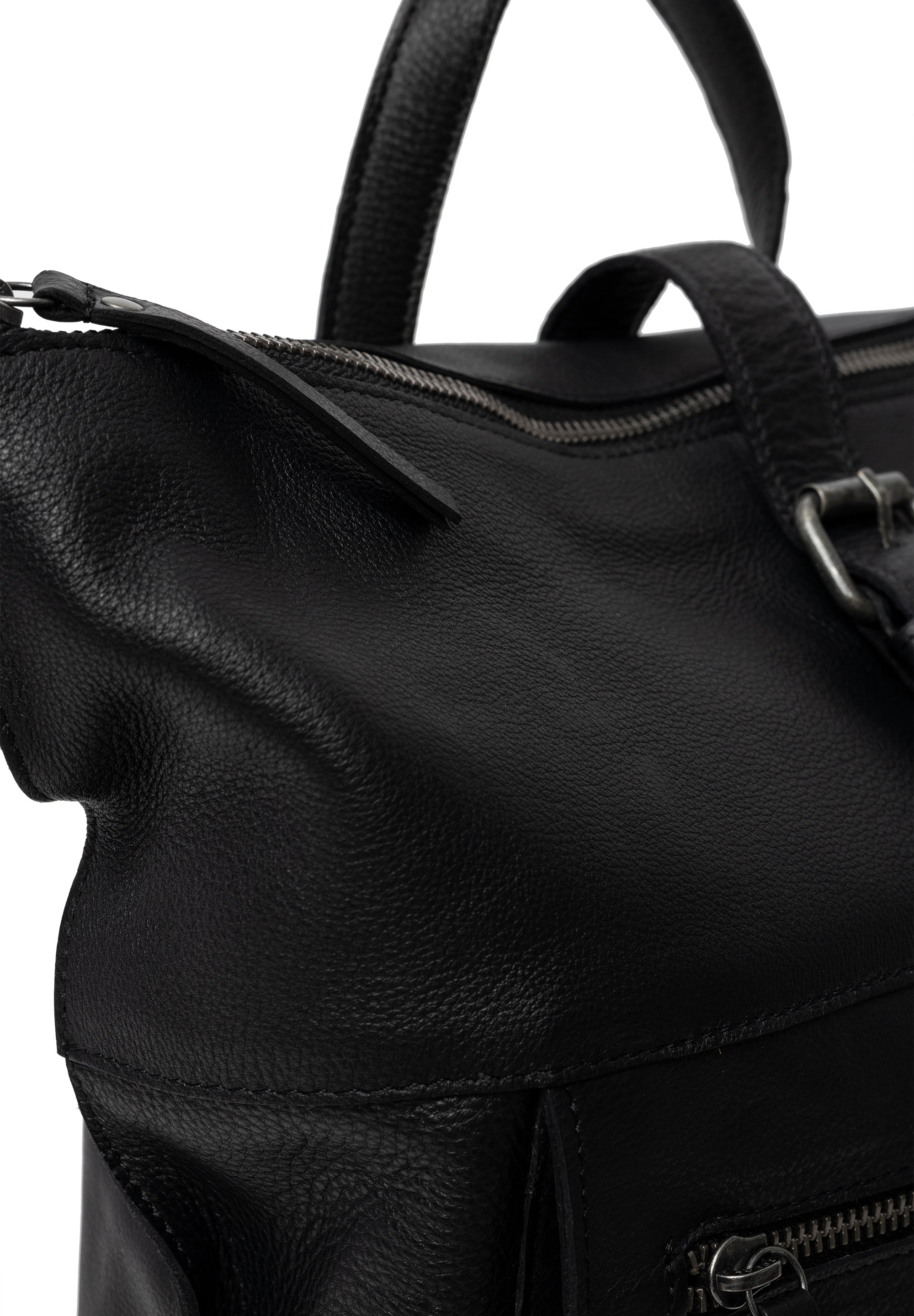 Skinnsekk | Romslig | Sort | June Backpack
