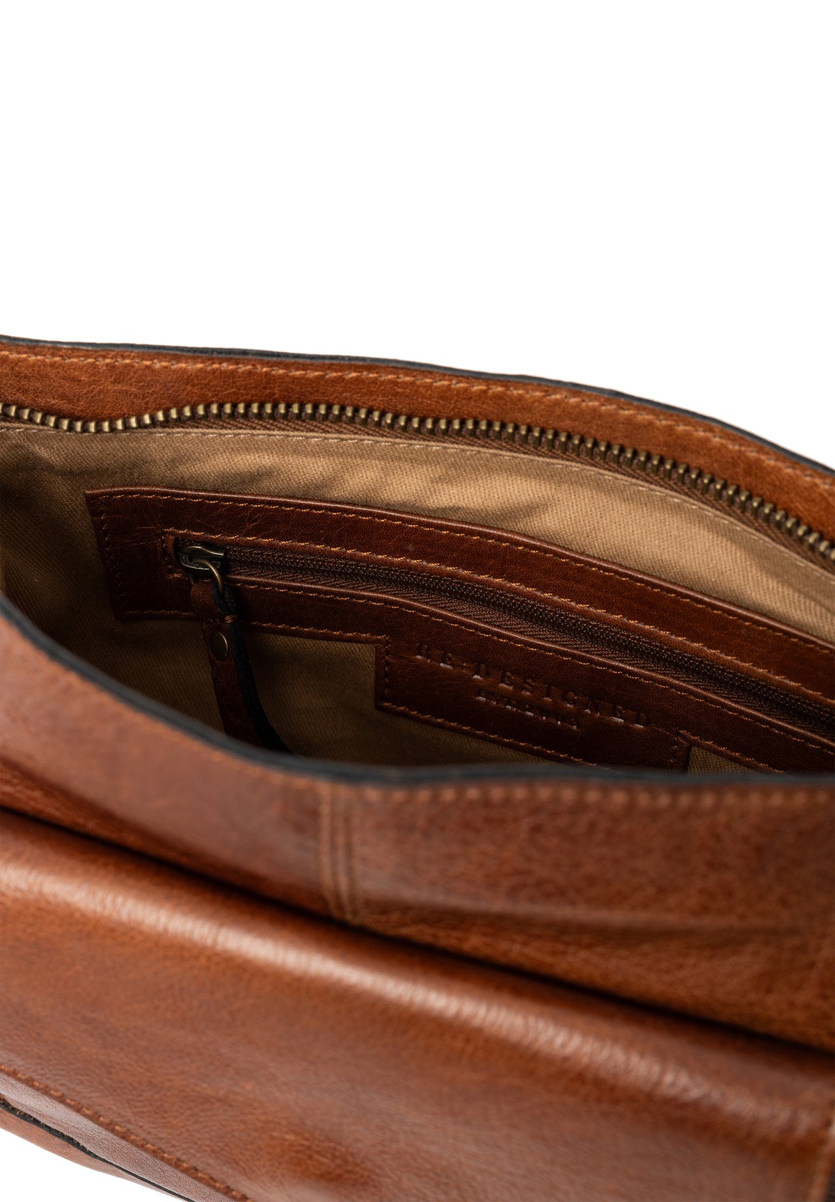 Luzia Small crossbody veske, Walnut