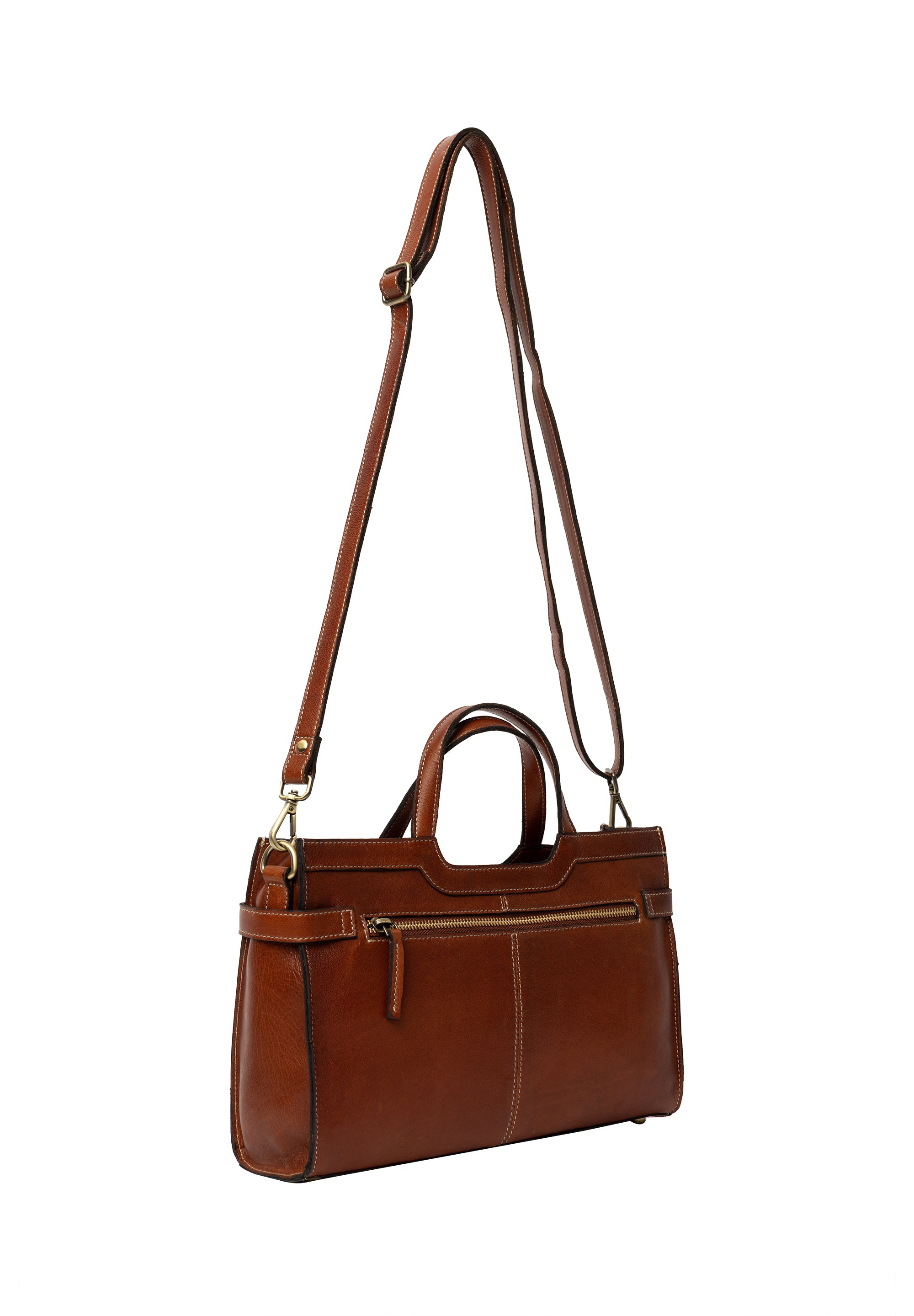Håndveske | Skinn | Cognac | 6524 May Small