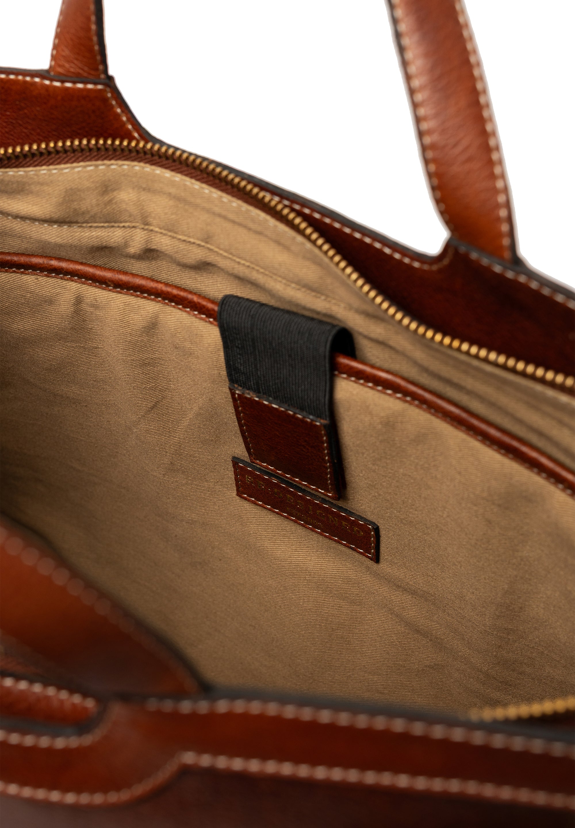 Jobbveske | Skinn | Cognac | 6525 May Big