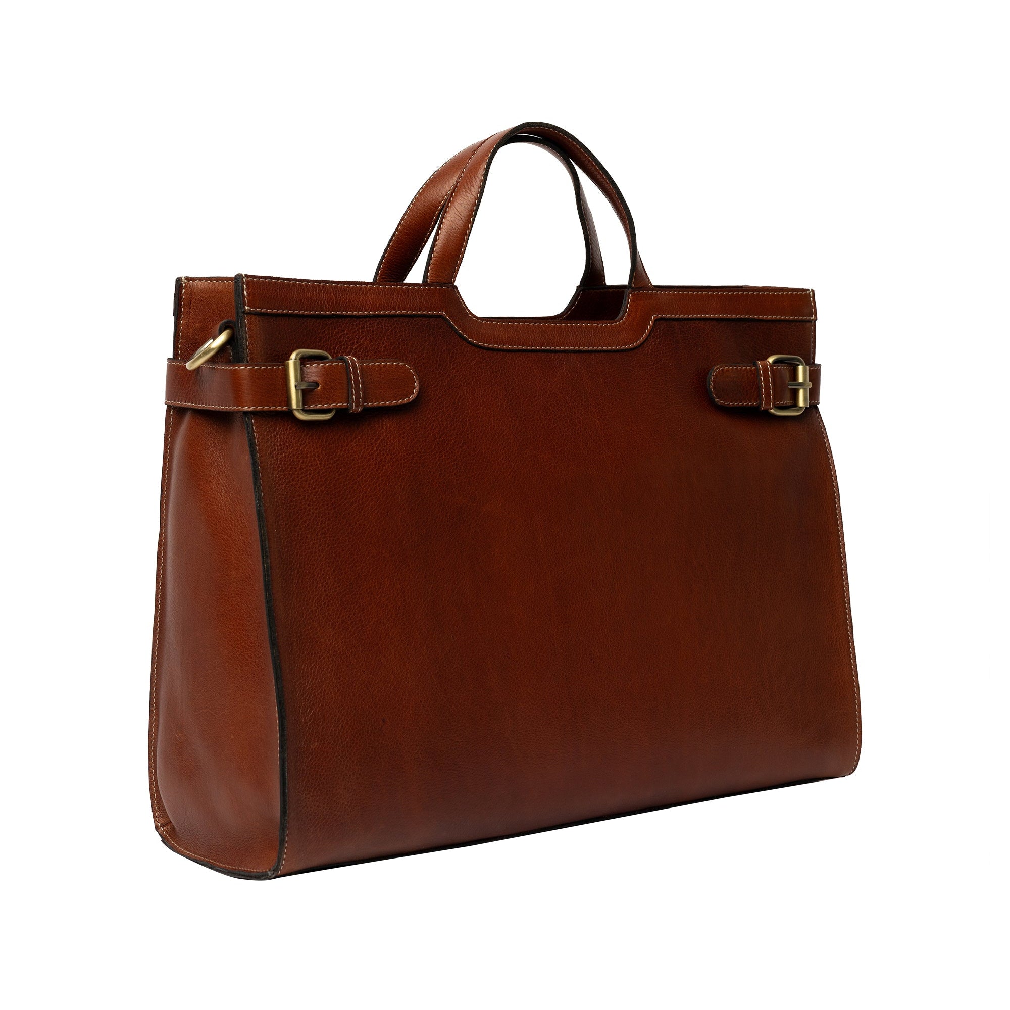 Jobbveske | Skinn | Cognac | 6525 May Big