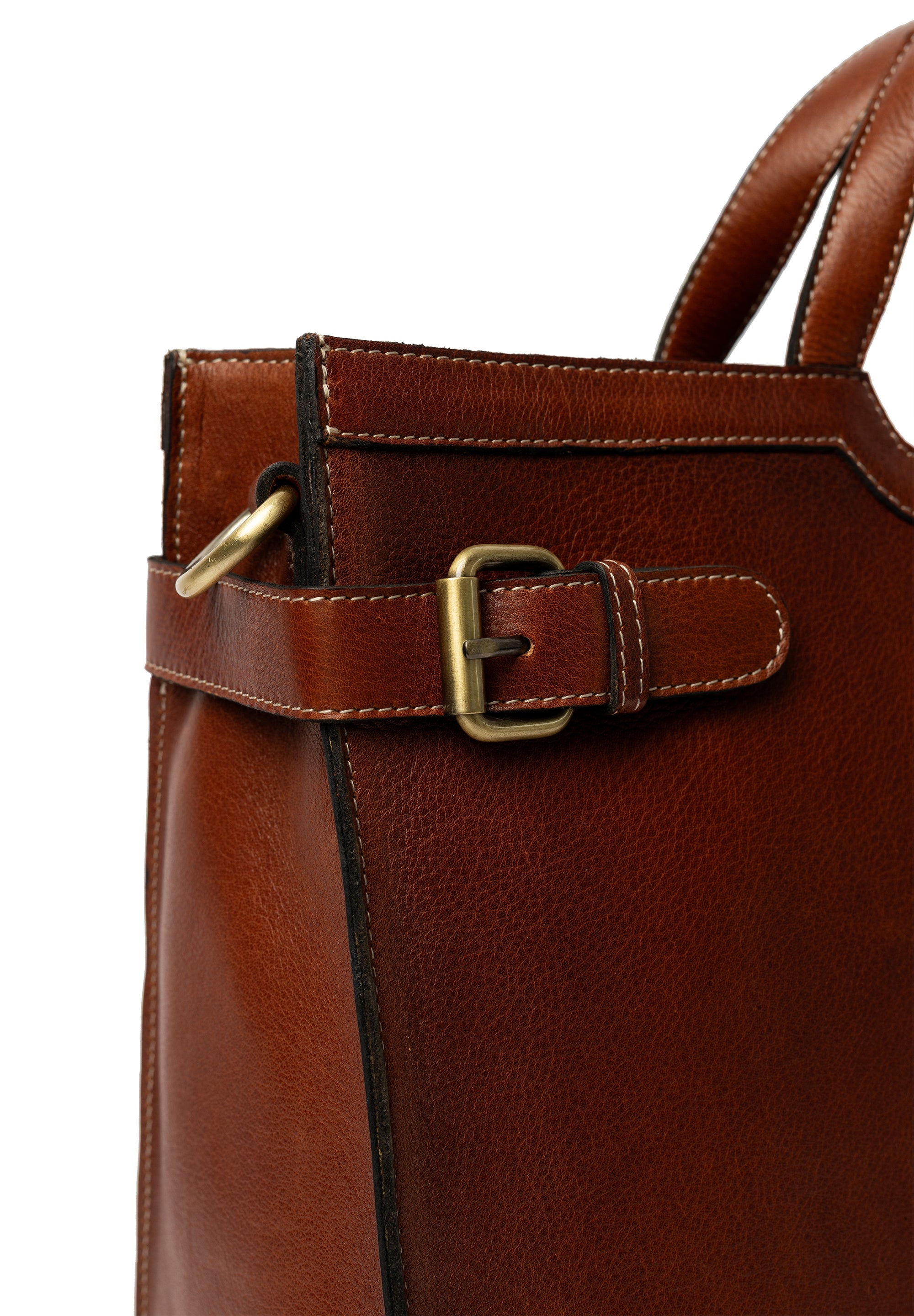 Jobbveske | Skinn | Cognac | 6525 May Big