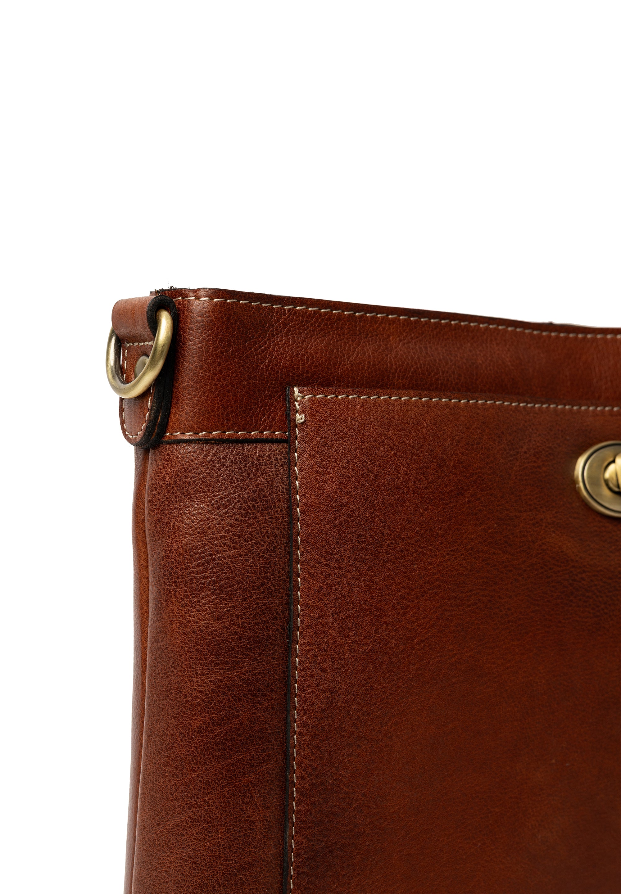 Skinnveske | Klassisk | Cognac | 6536 Moa Big