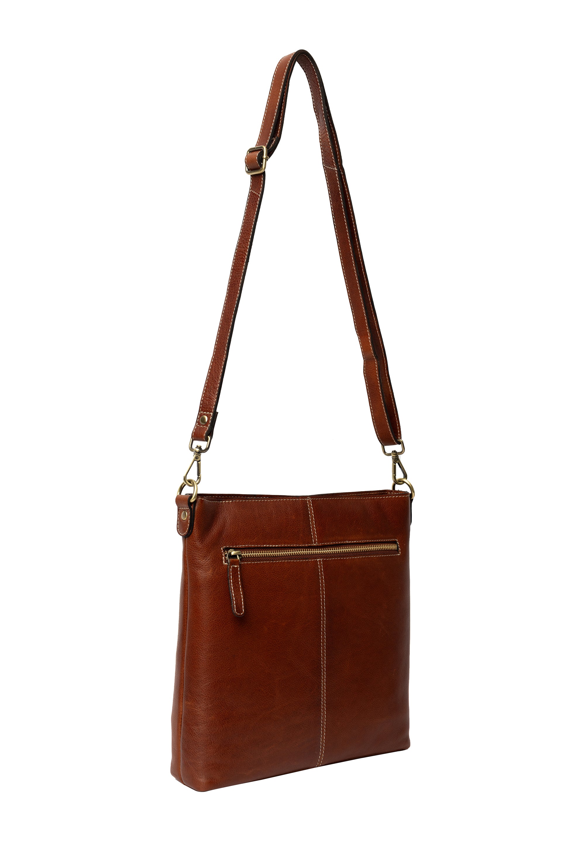Skinnveske | Klassisk | Cognac | 6536 Moa Big