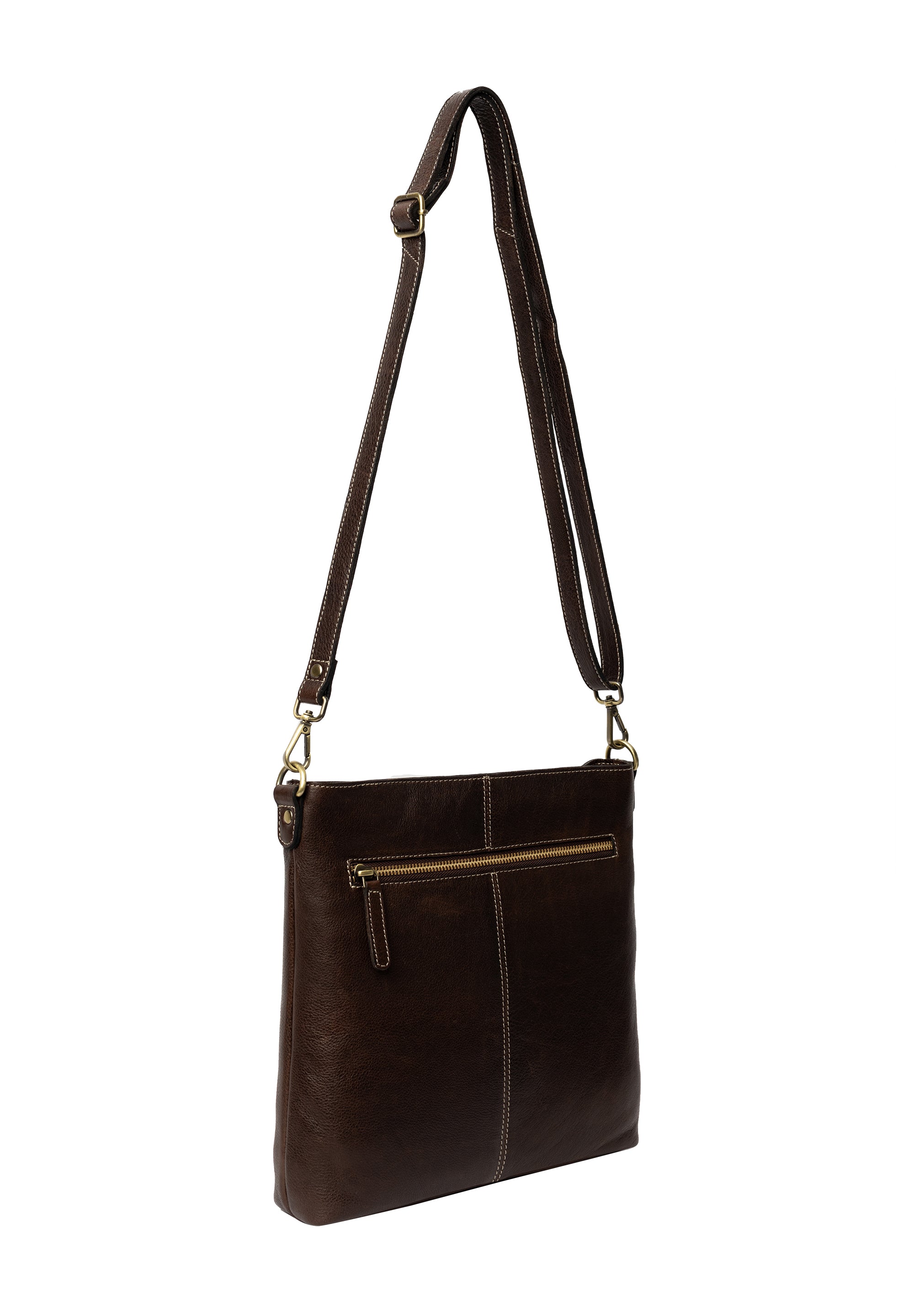Skinnveske | Klassisk | Mørk Brun | 6536 Moa Big