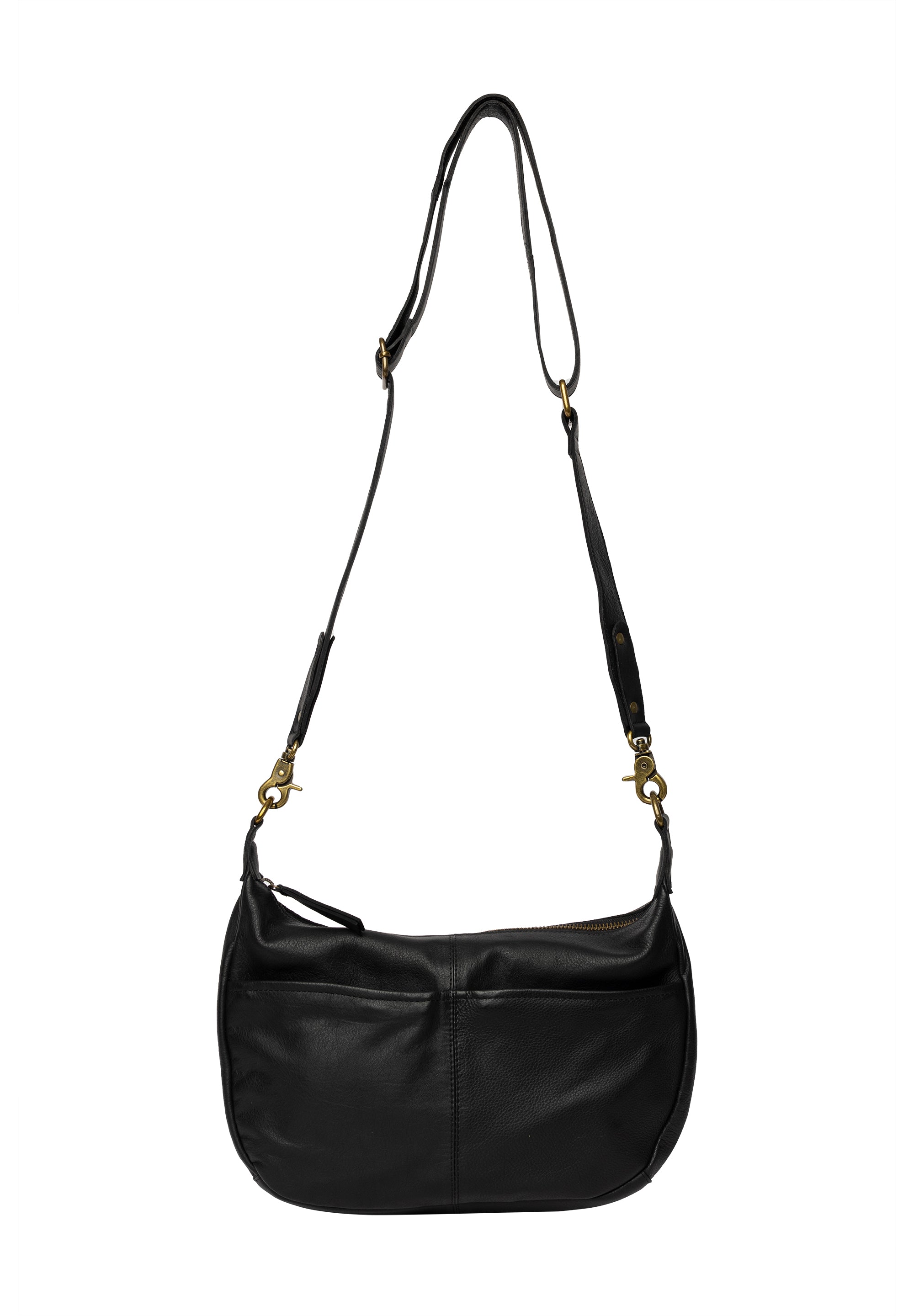 Crossbody | Sort | To lommer i Fronten |6547 Mivi Small