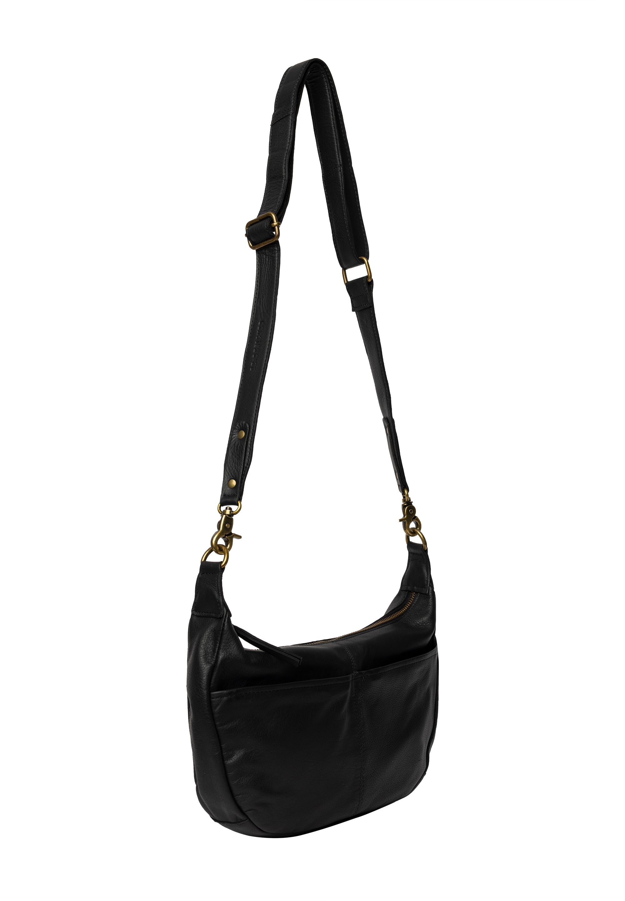 Crossbody | Sort | To lommer i Fronten |6547 Mivi Small