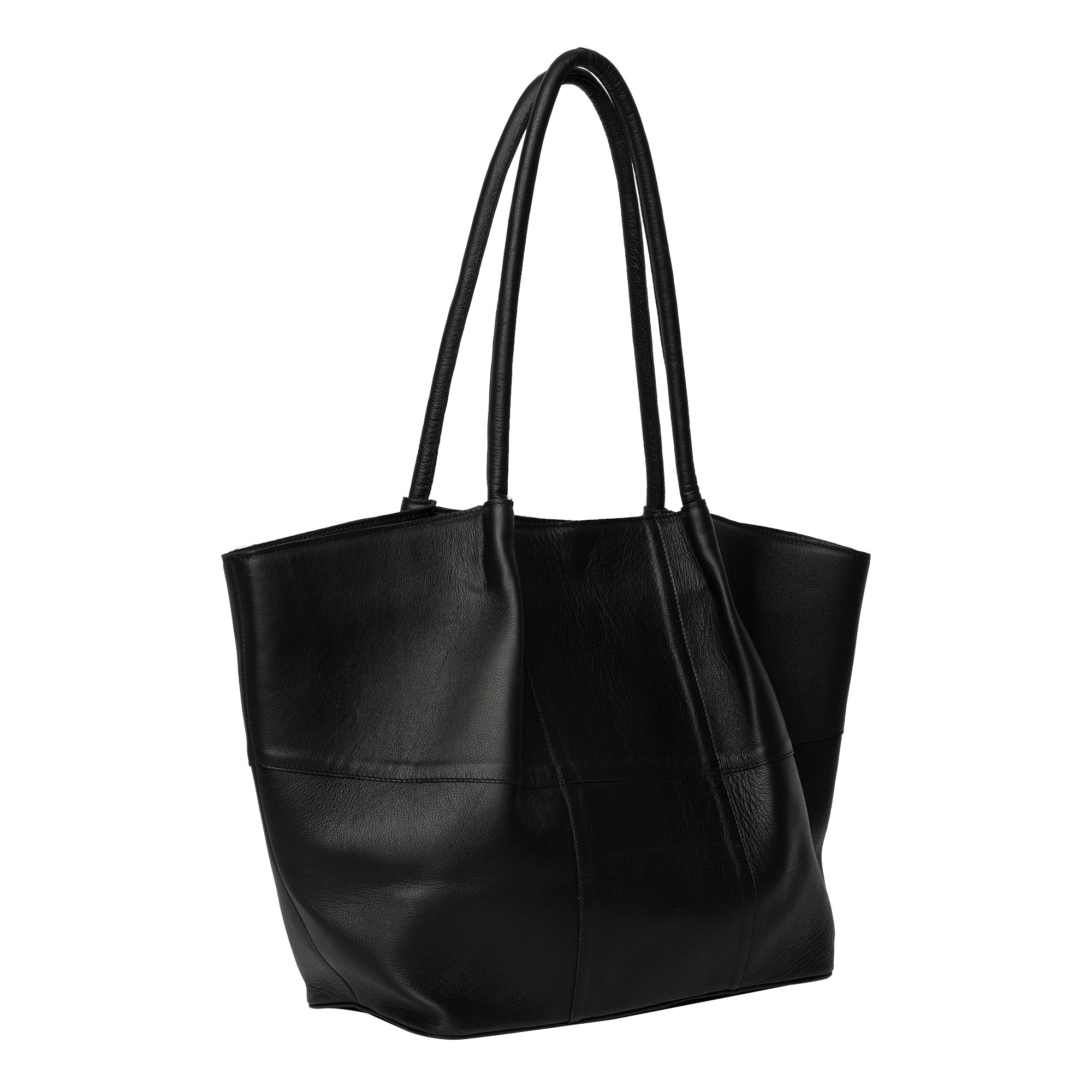 Skulderveske | Romslig | Magnetknapp | Sort | 6552 Mane Big