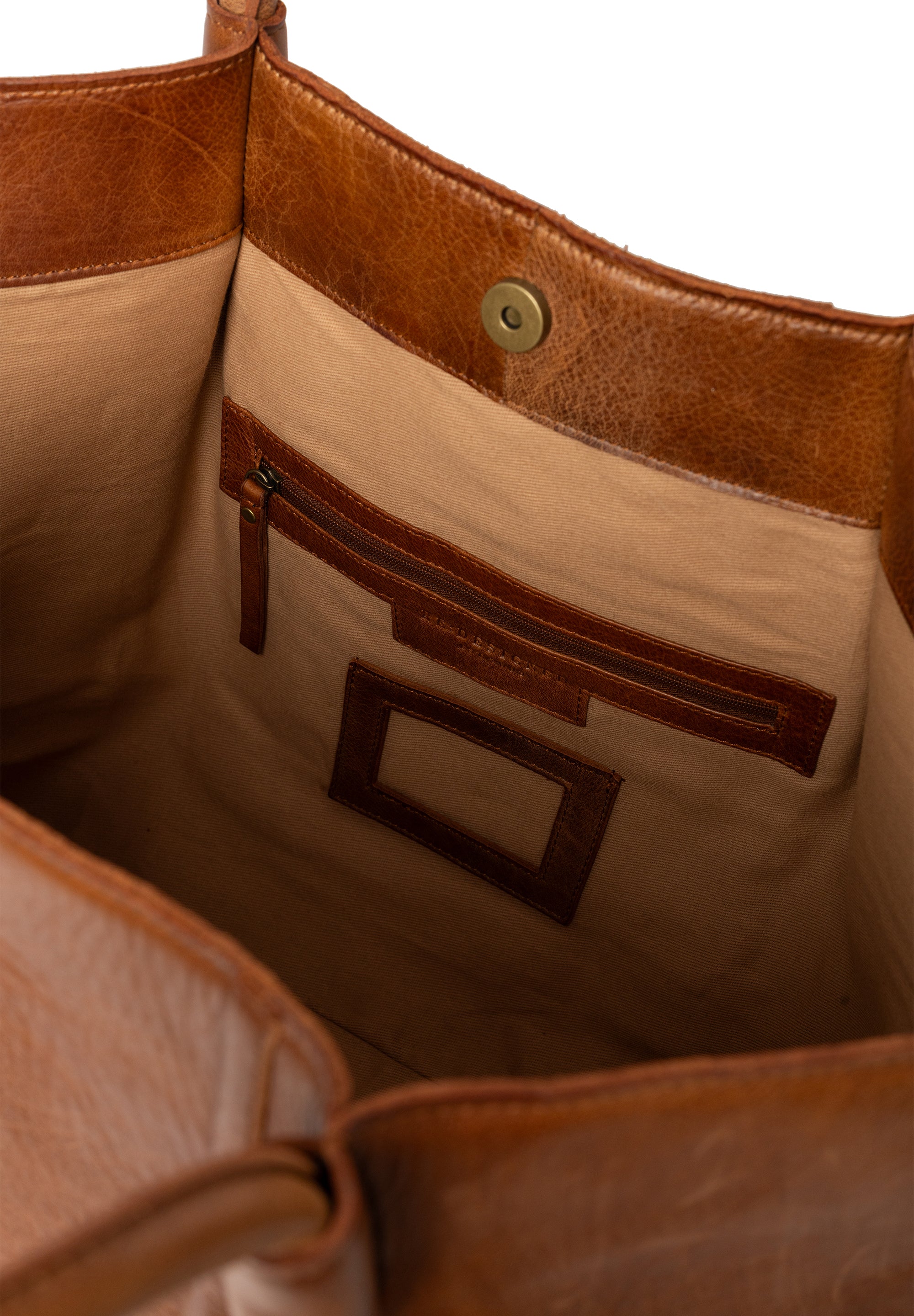 Skinnveske | Walnut | Romslig | 6552 Mane Big