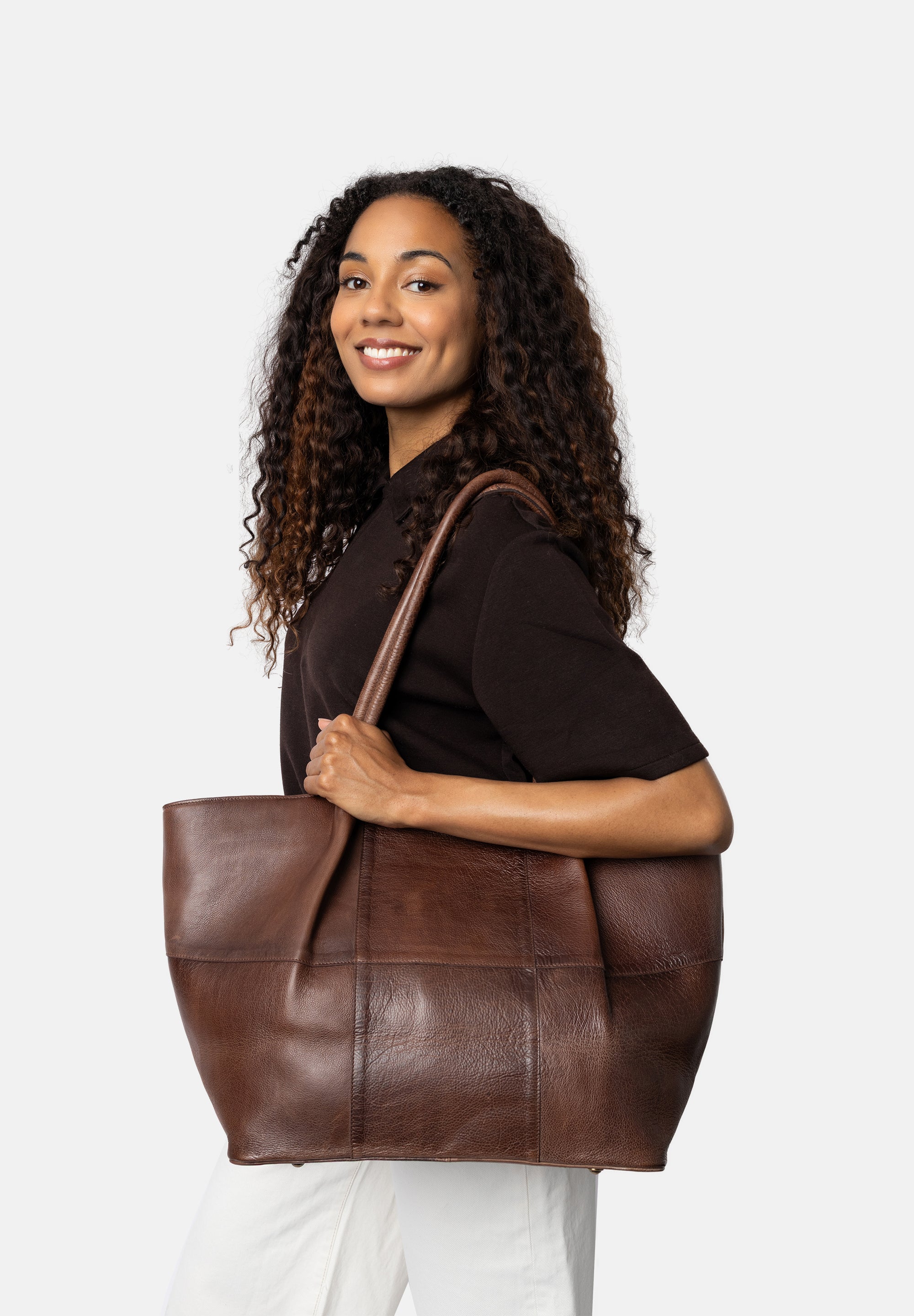 Skulderveske | Romslig | Magnetknapp | Woodsmoke | 6552 Mane Big