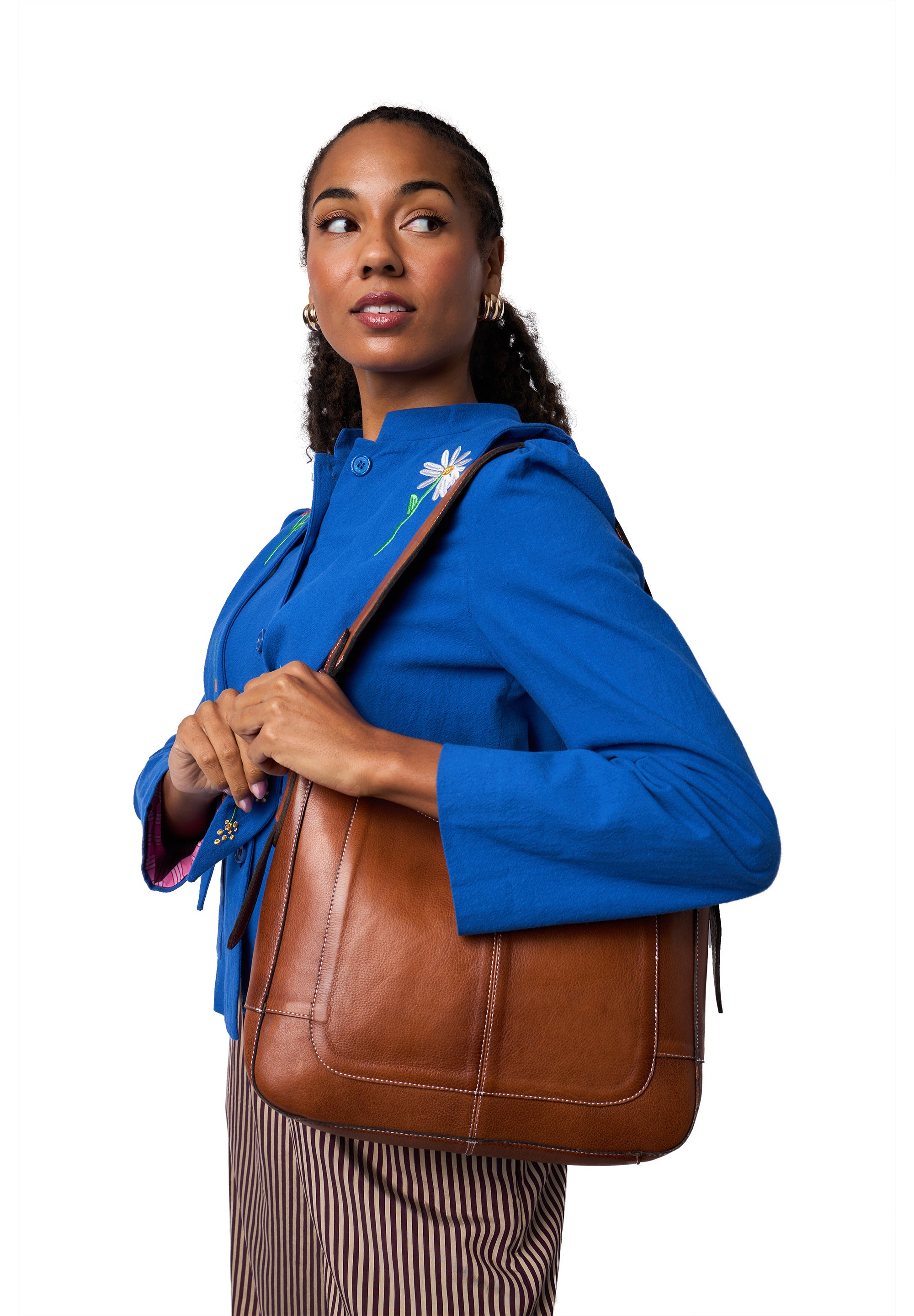 Skulderveske | To reime | Walnut | 6592 Neri