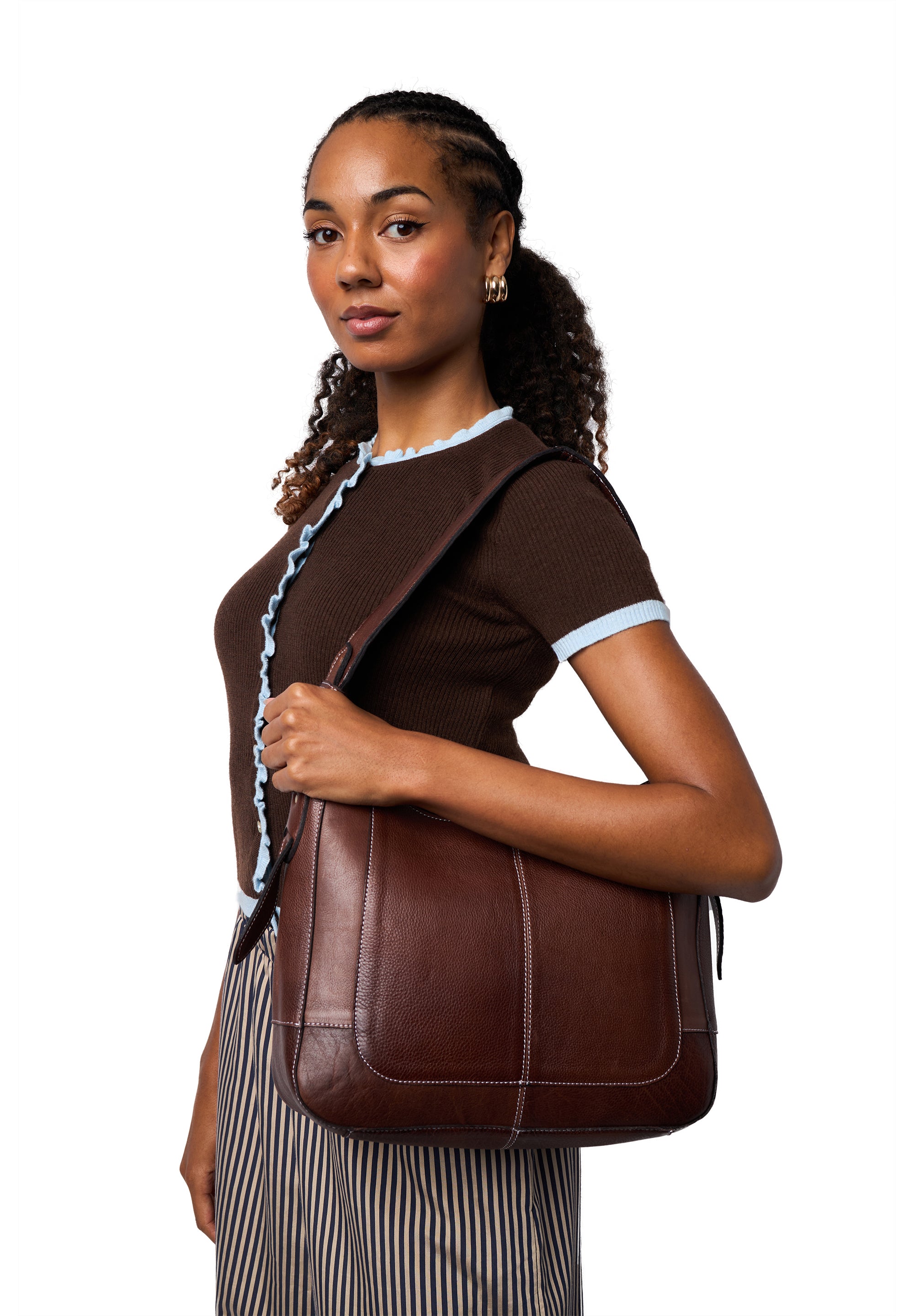 Skulderveske | To reime | Woodsmoke | 6592 Neri