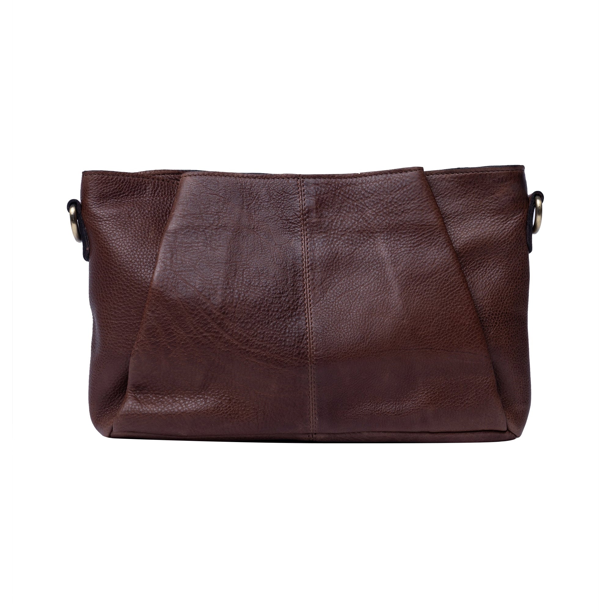 Nisa Small Crossover Skinnveske, Woodsmoke