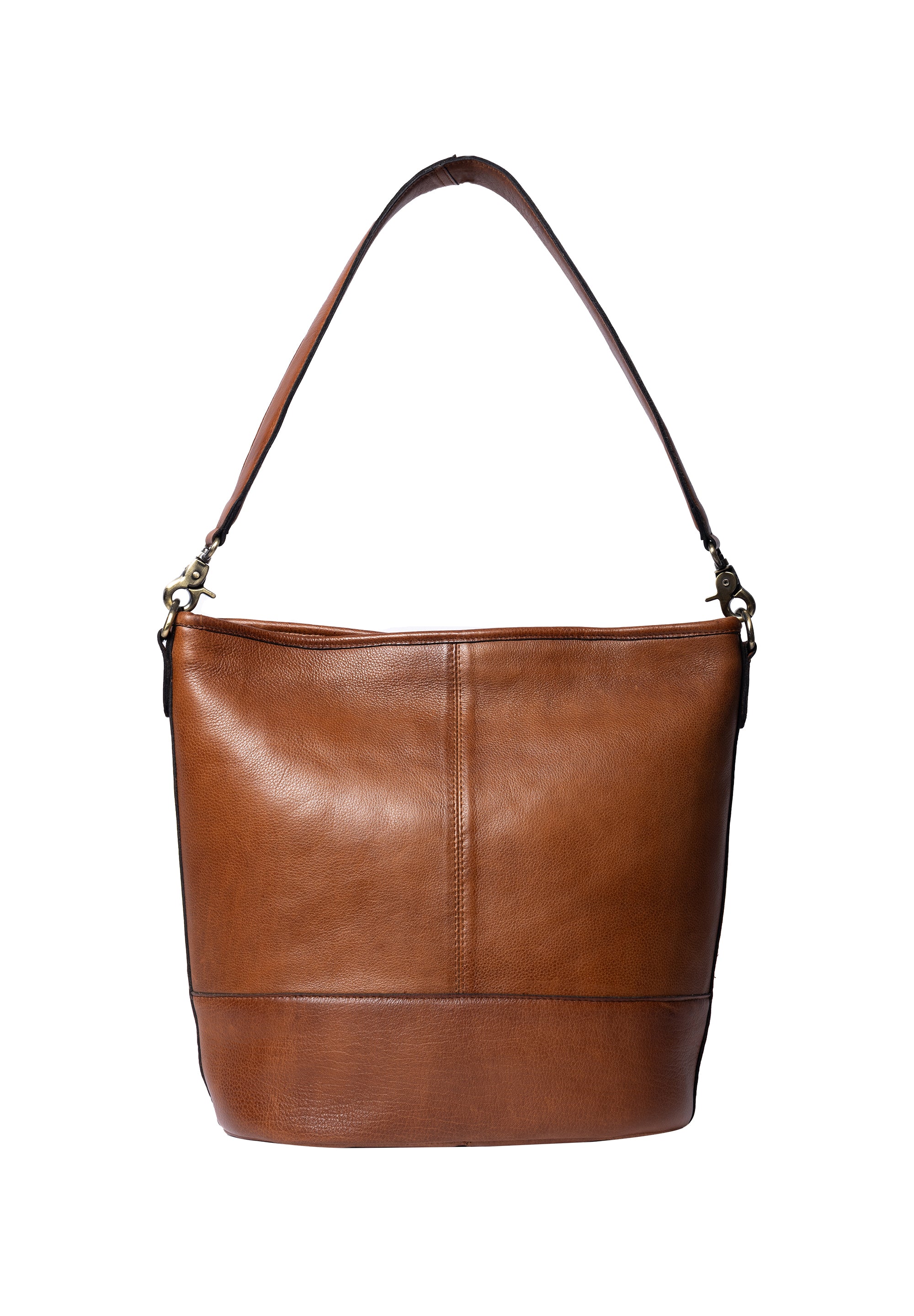 Nomi Skulderveske – Walnut, To reimer