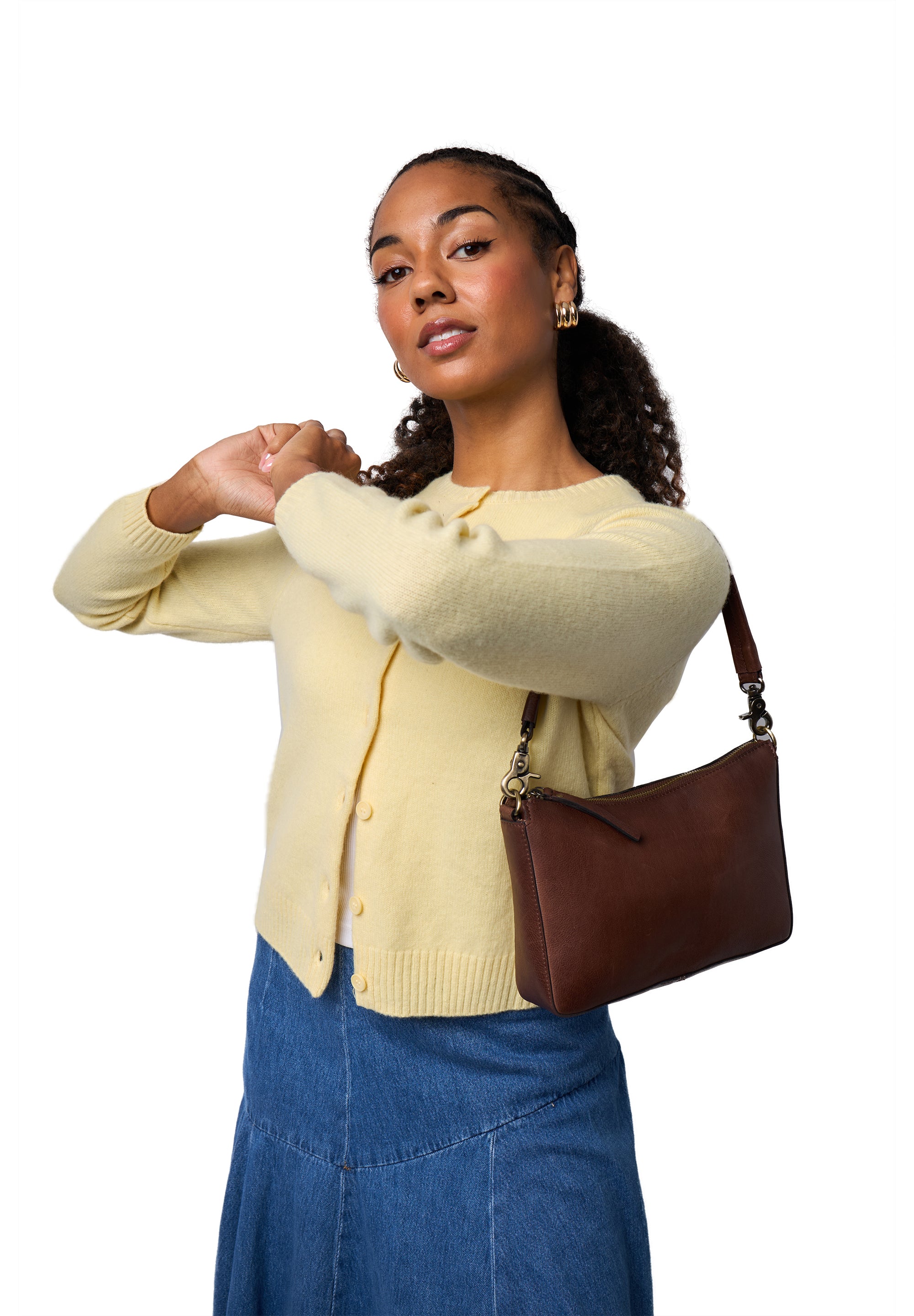 Skulderveske | To reime | Woodsmoke | 6598 Nada