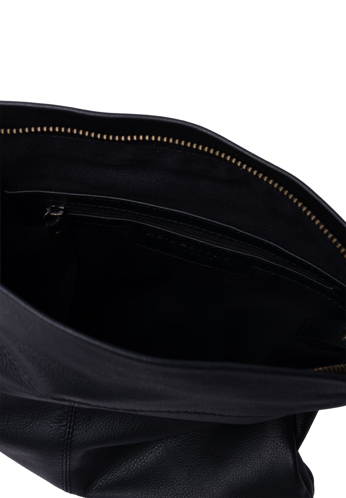 Olea Small Crossbody Veske – Skinn, Sort