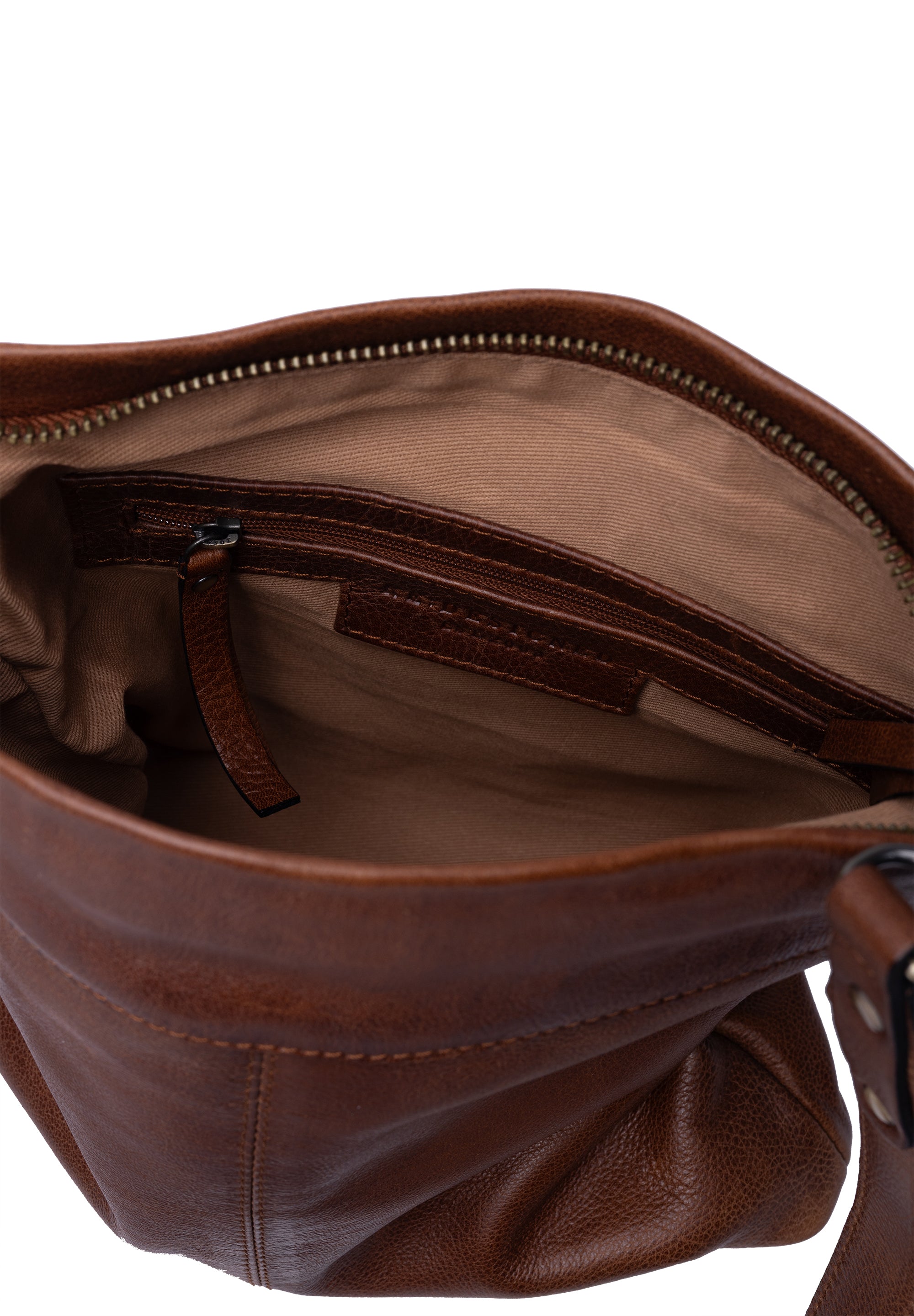 Crossbody veske | Skinn | Walnut | 6643 Olea Small