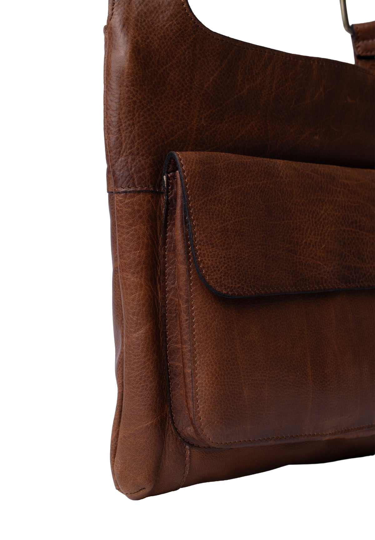 Sara Small Crossover skinnveske, Walnut