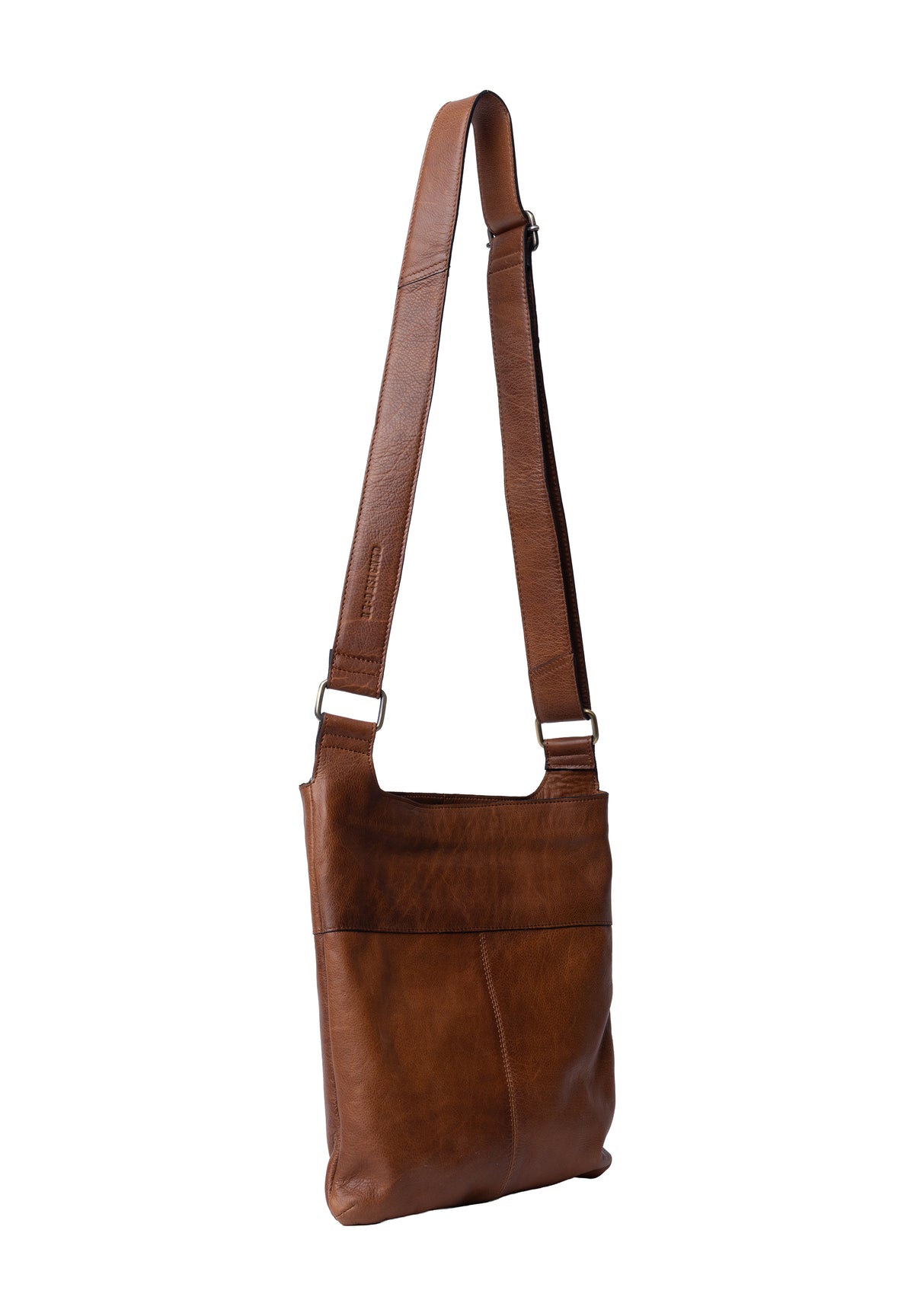 Sara Big Crossover skinnveske, Walnut
