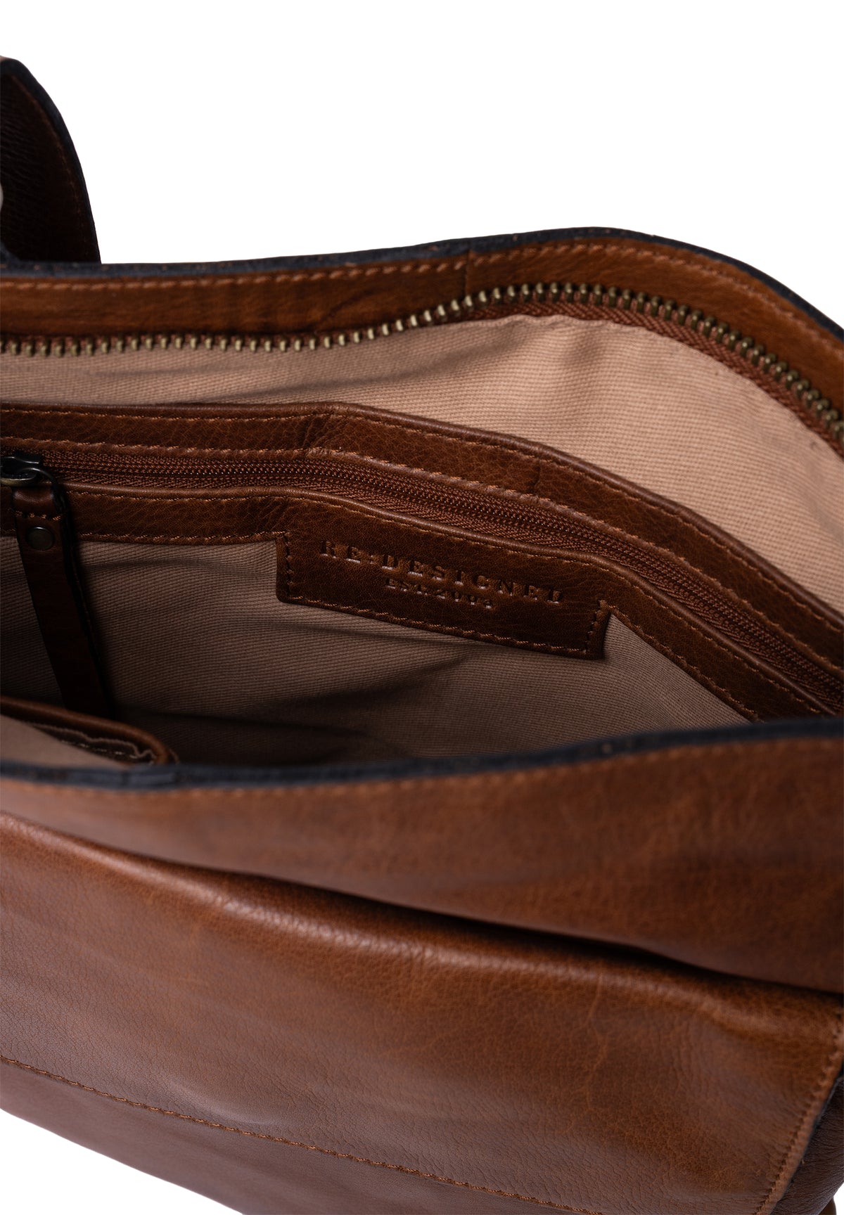 Sara Big Crossover skinnveske, Walnut