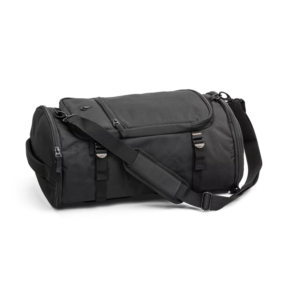 Kombinert Sekk og Bag | Sort | Perfekt til trening | Barrel Bag