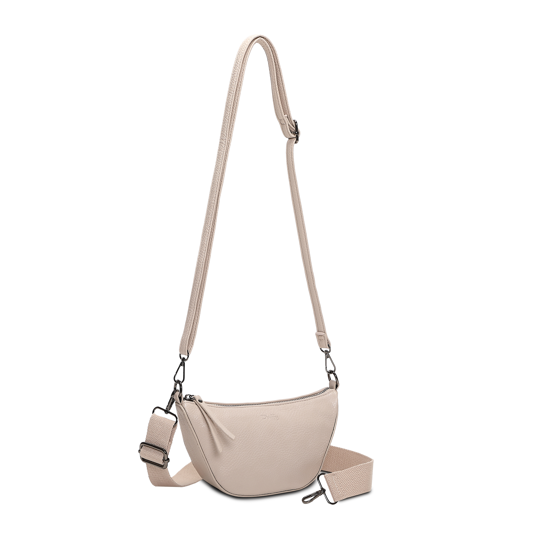 Crossbody Veske | To reimer | Beige | 5061200 Duffy