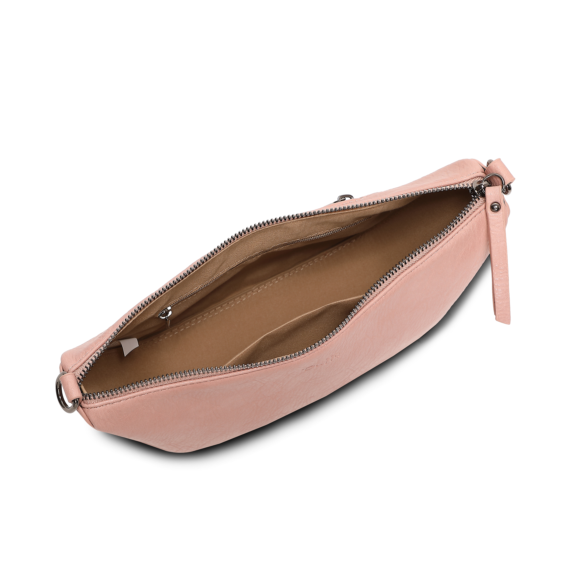 Crosbody veske | To reimer | Lys rosa | 5061201 Duffy