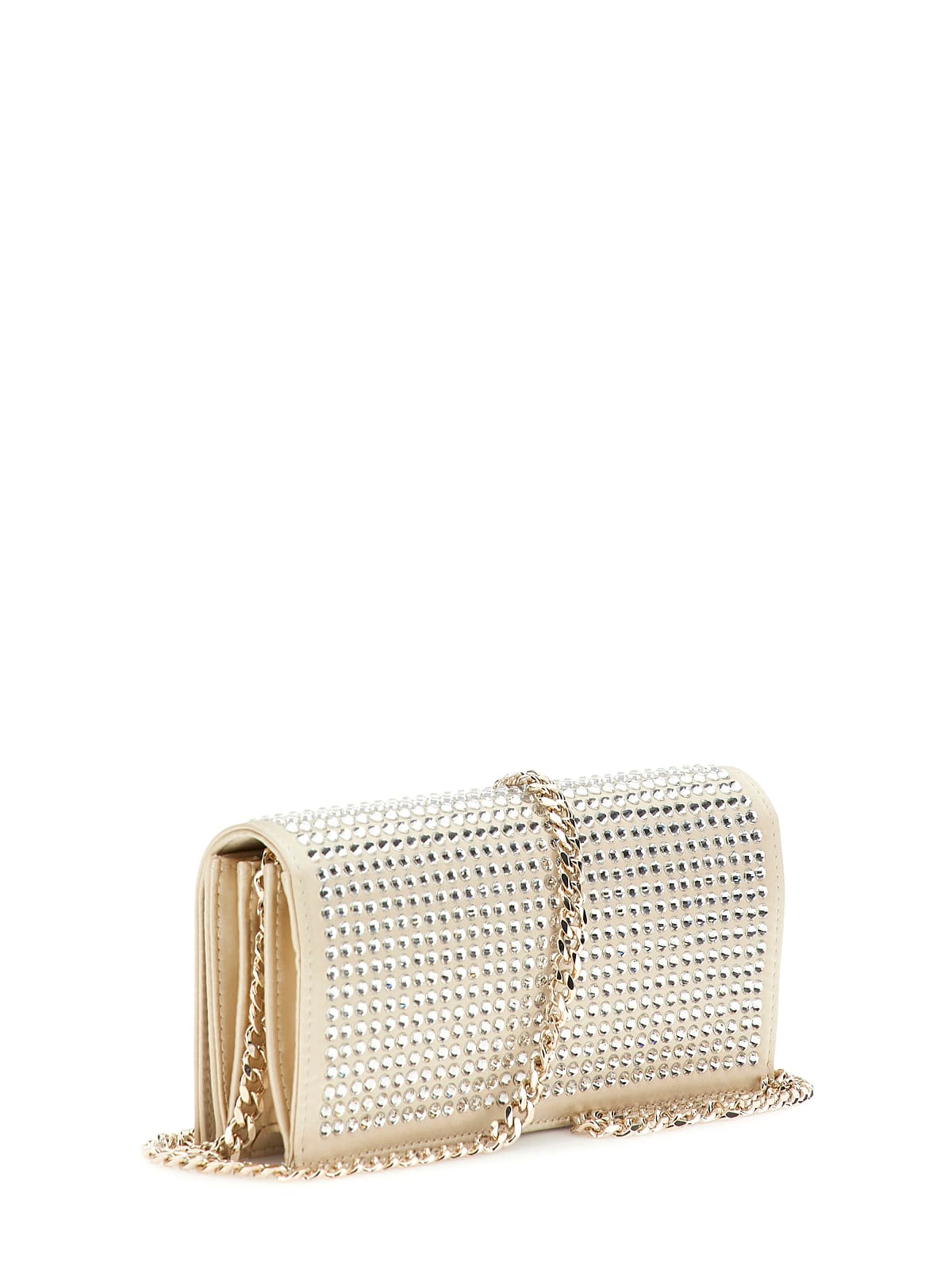 GUESS GLAMOUR CLUTCH PALE GOLD