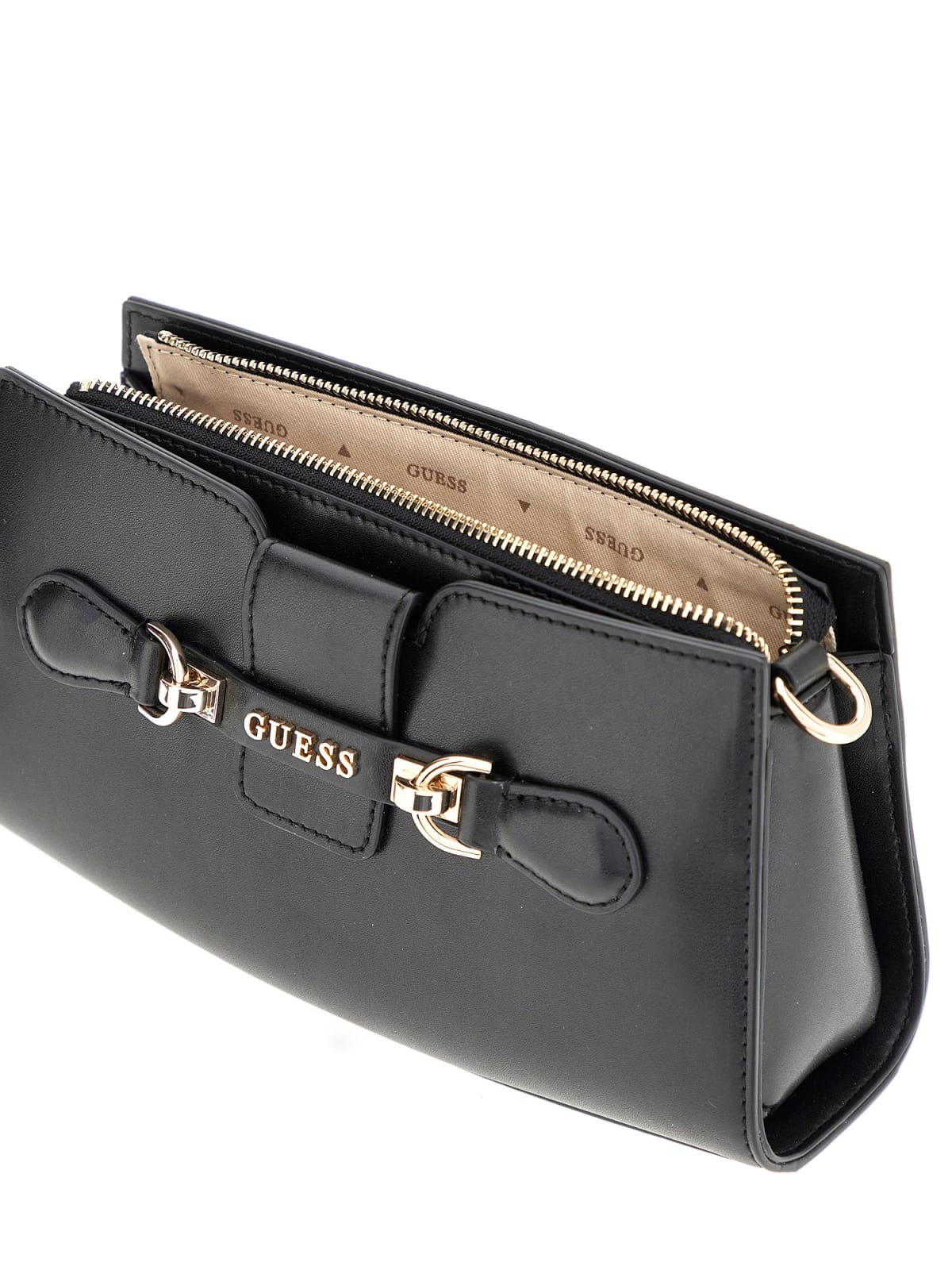 Skulderveske | Justerbar reim | Sort | NOLANA CROSSBODY TOP ZIP