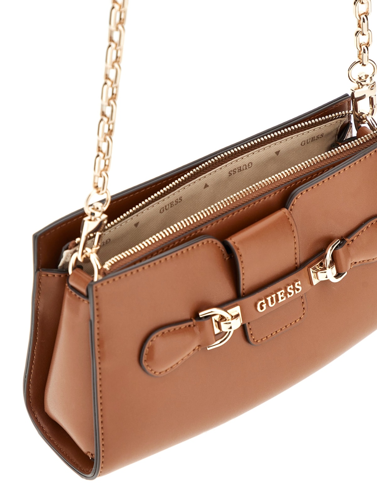 Skulderveske | Justerbar reim | Cognac | NOLANA CROSSBODY TOP ZIP