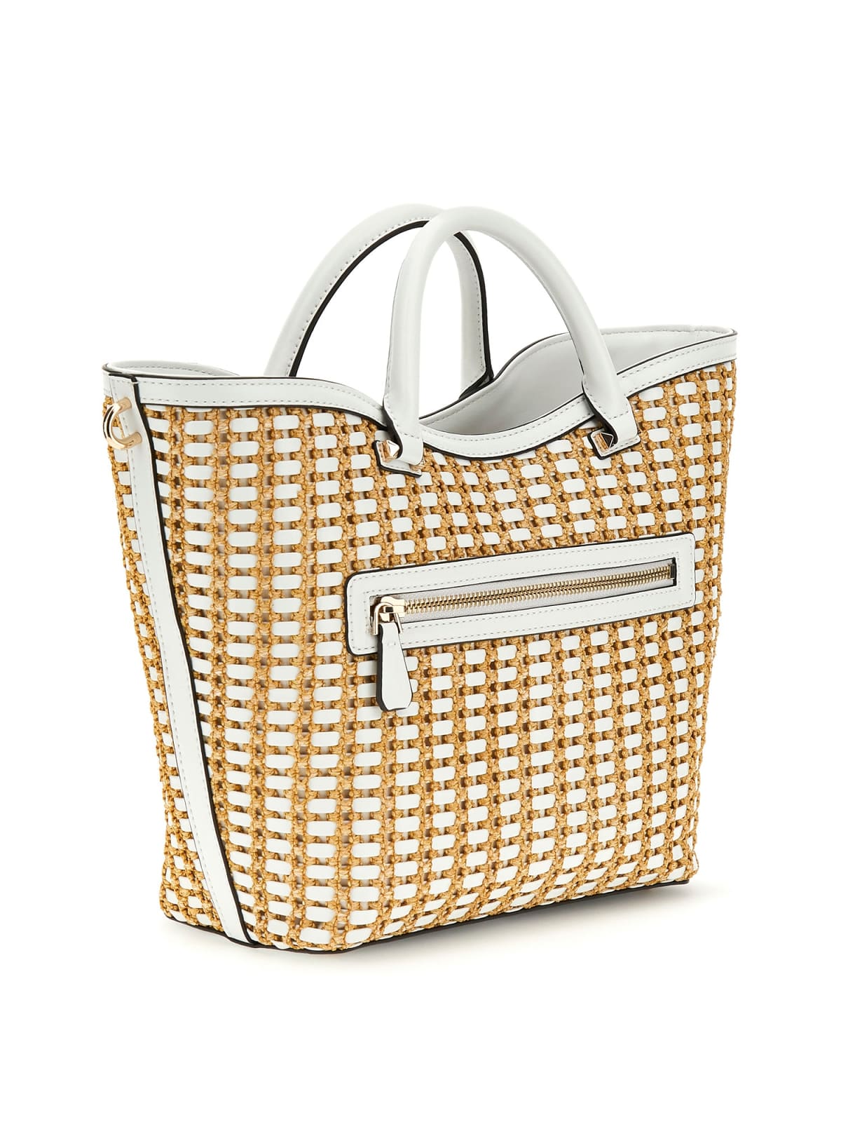 Håndveske | Natural/Hvit | Justerbar Langreim | ATALIA TOTE