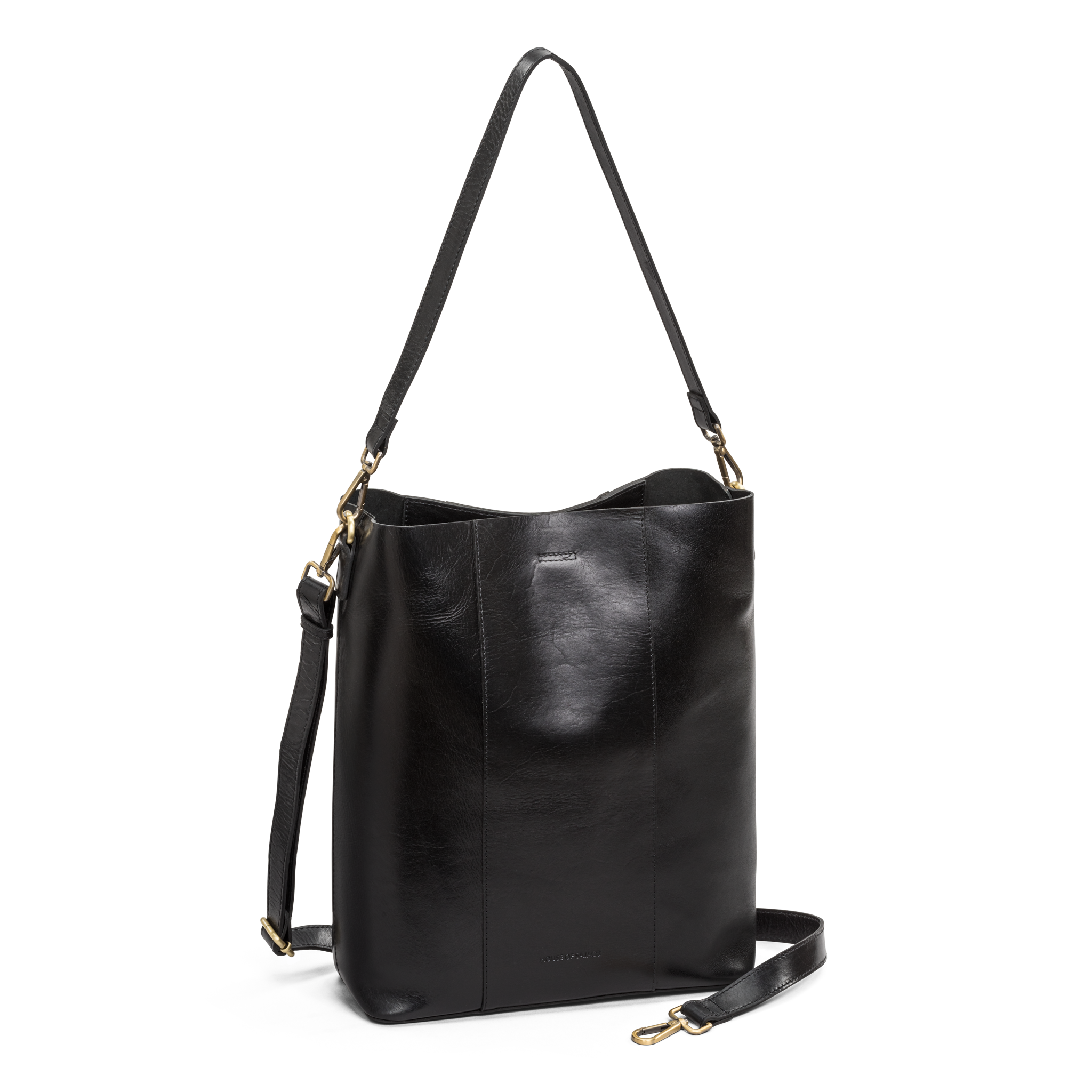 Bucket Veske | Sort | Skinn | Romslig | 16" | 3070097
