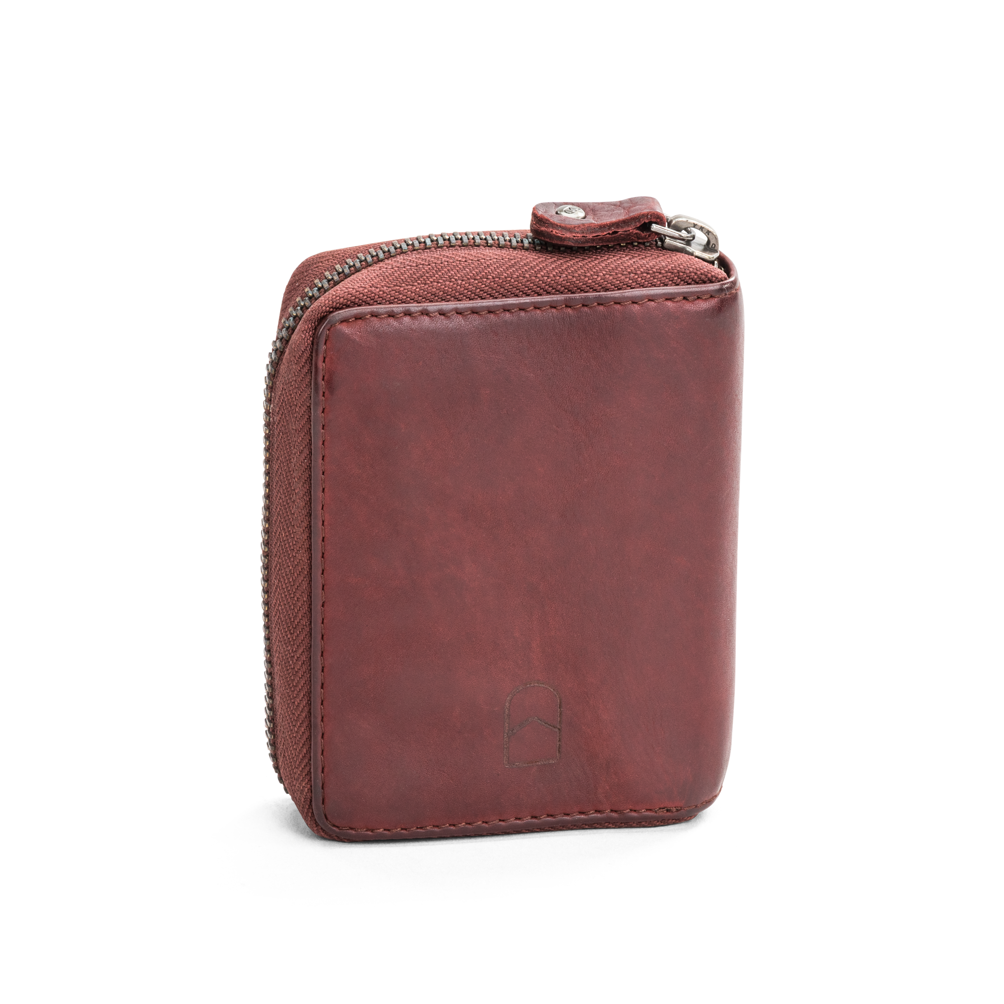 Lommebok | Bordeaux | Skinn | Plass til 9 kort | 2613036