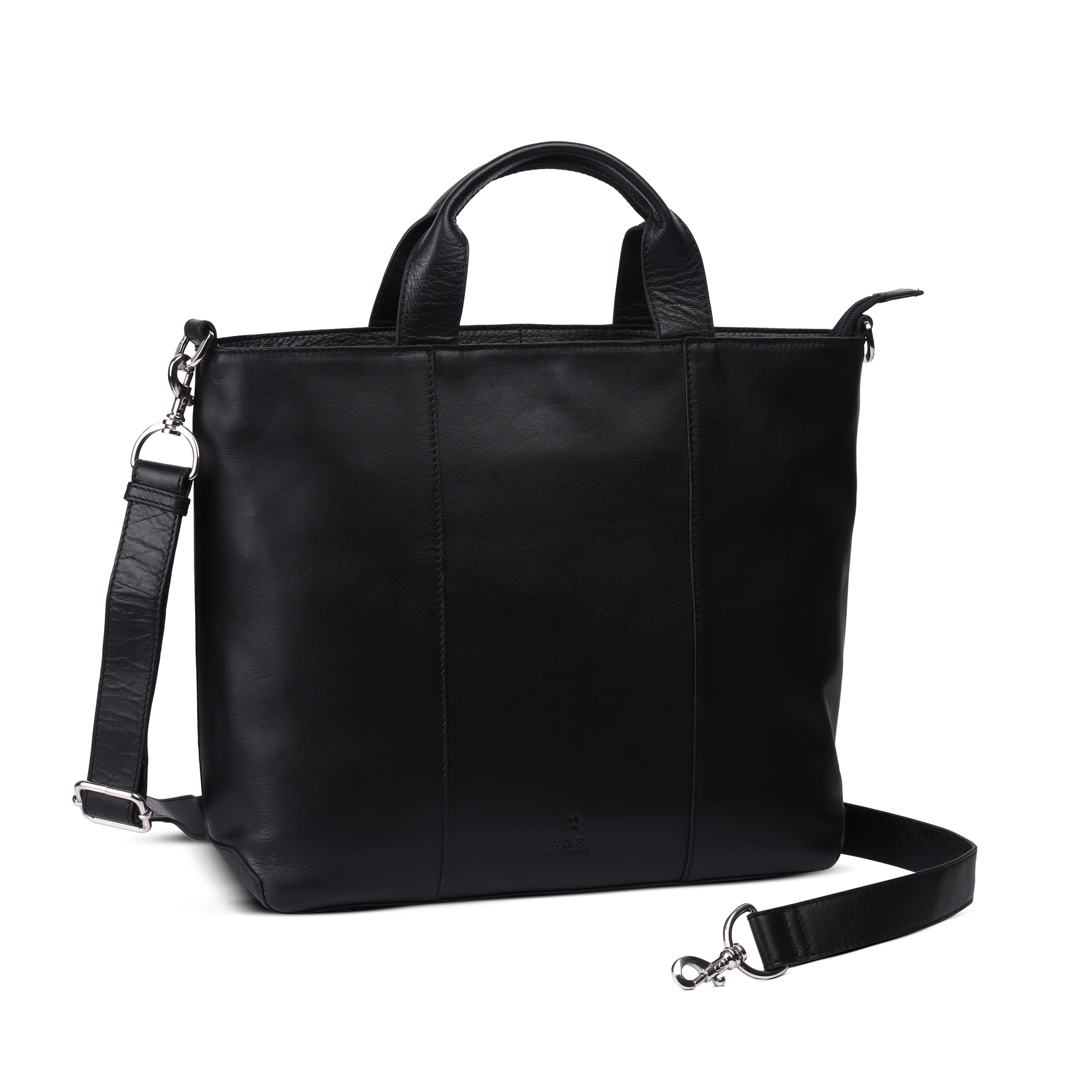 Skinnveske | 12" | Romslig | Sort | 3020007