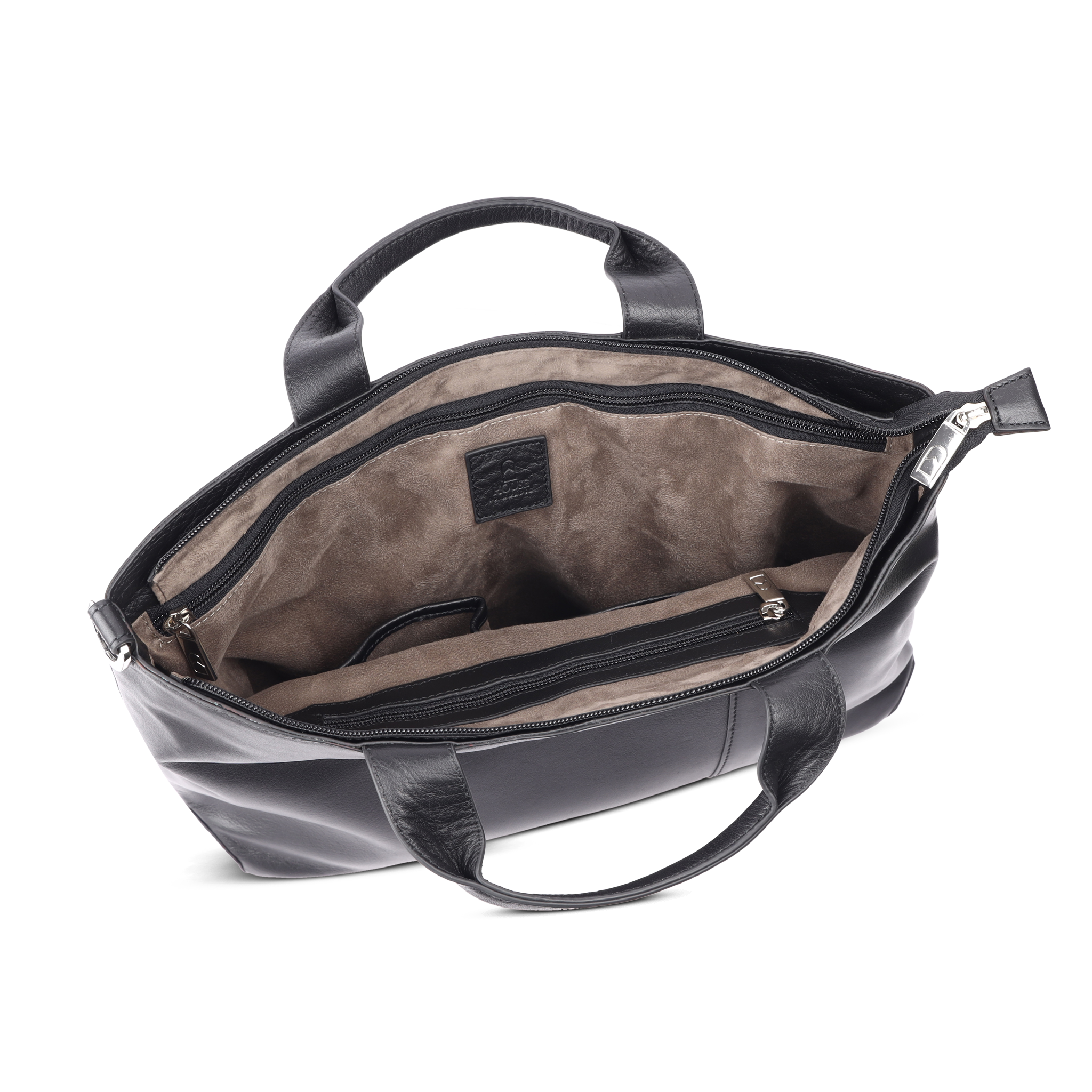 Skinnveske | 12" | Romslig | Sort | 3020007