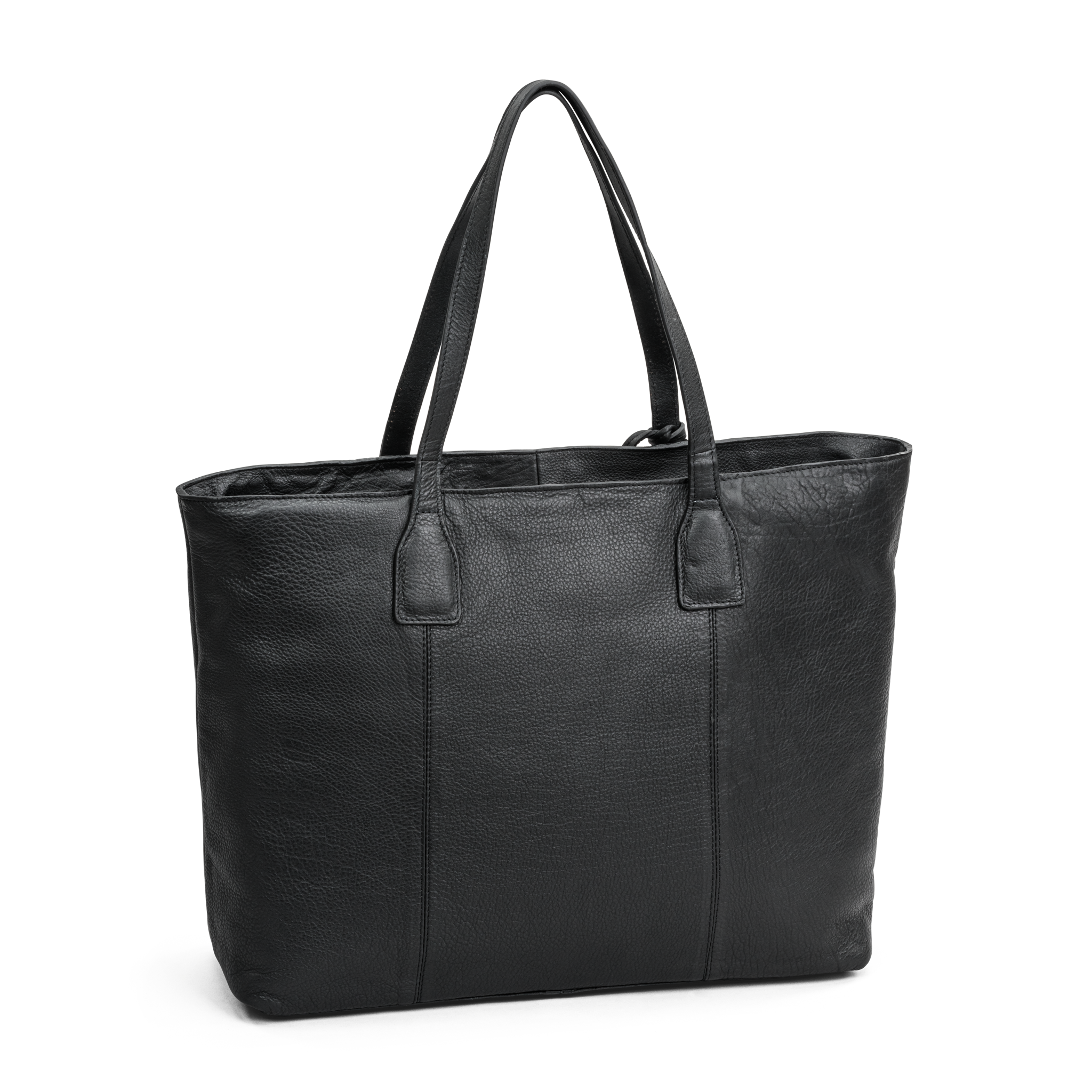 Skulderveske | Skinn | Sort | 3030135