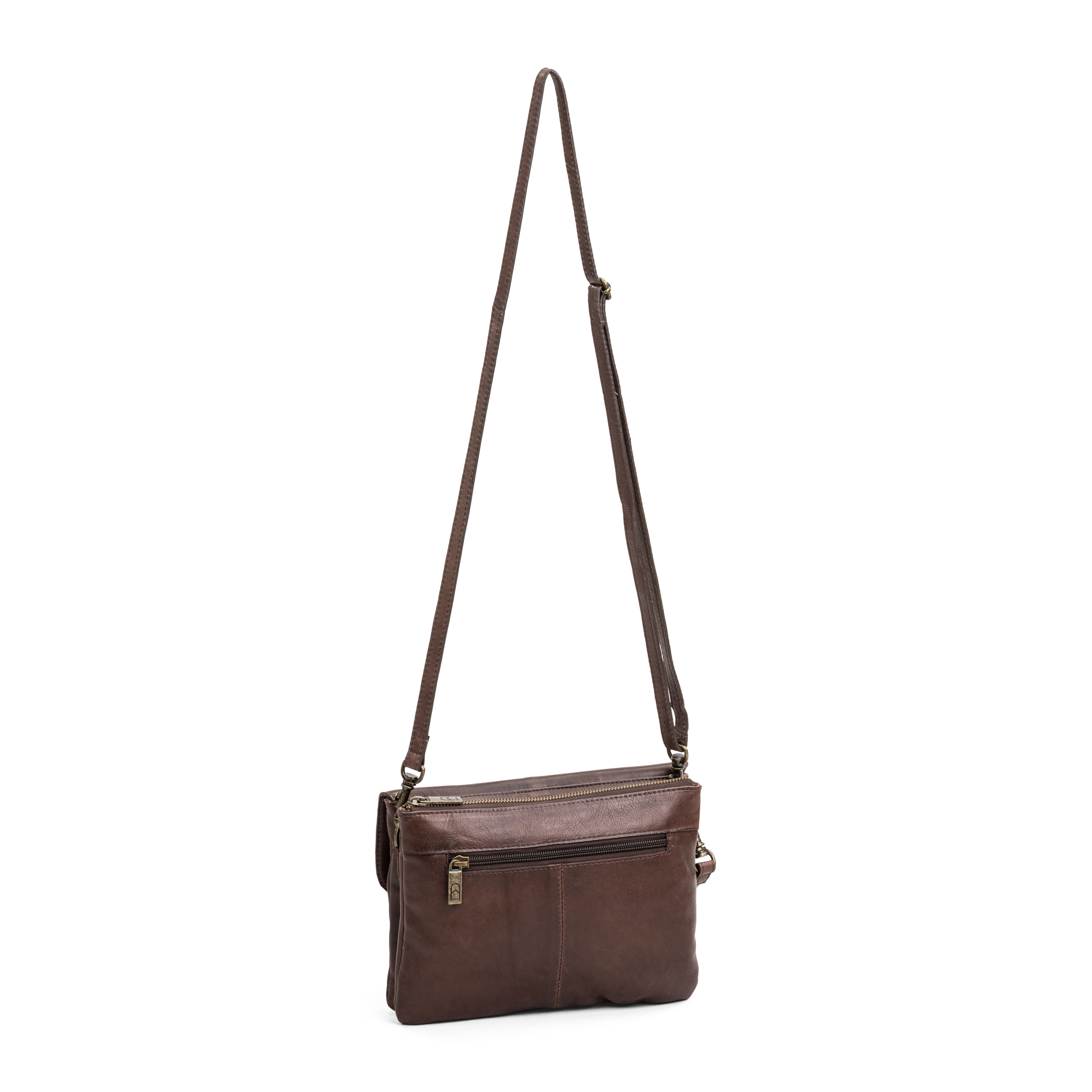 Crossbody | Skinnveske | Mørk brun | 3030138
