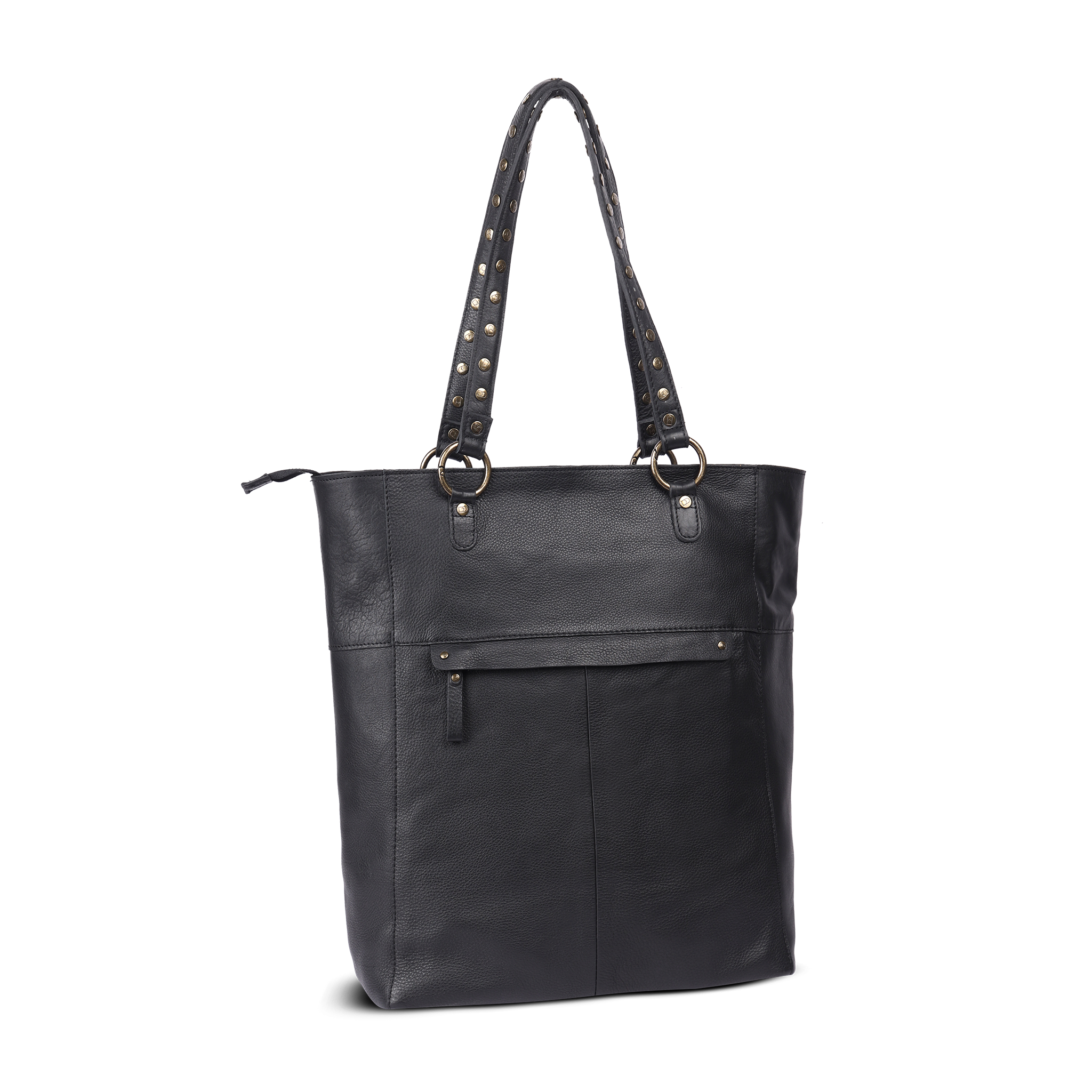 Skulderveske | Skinn | Lomme i Fronten | Sort | 3030150