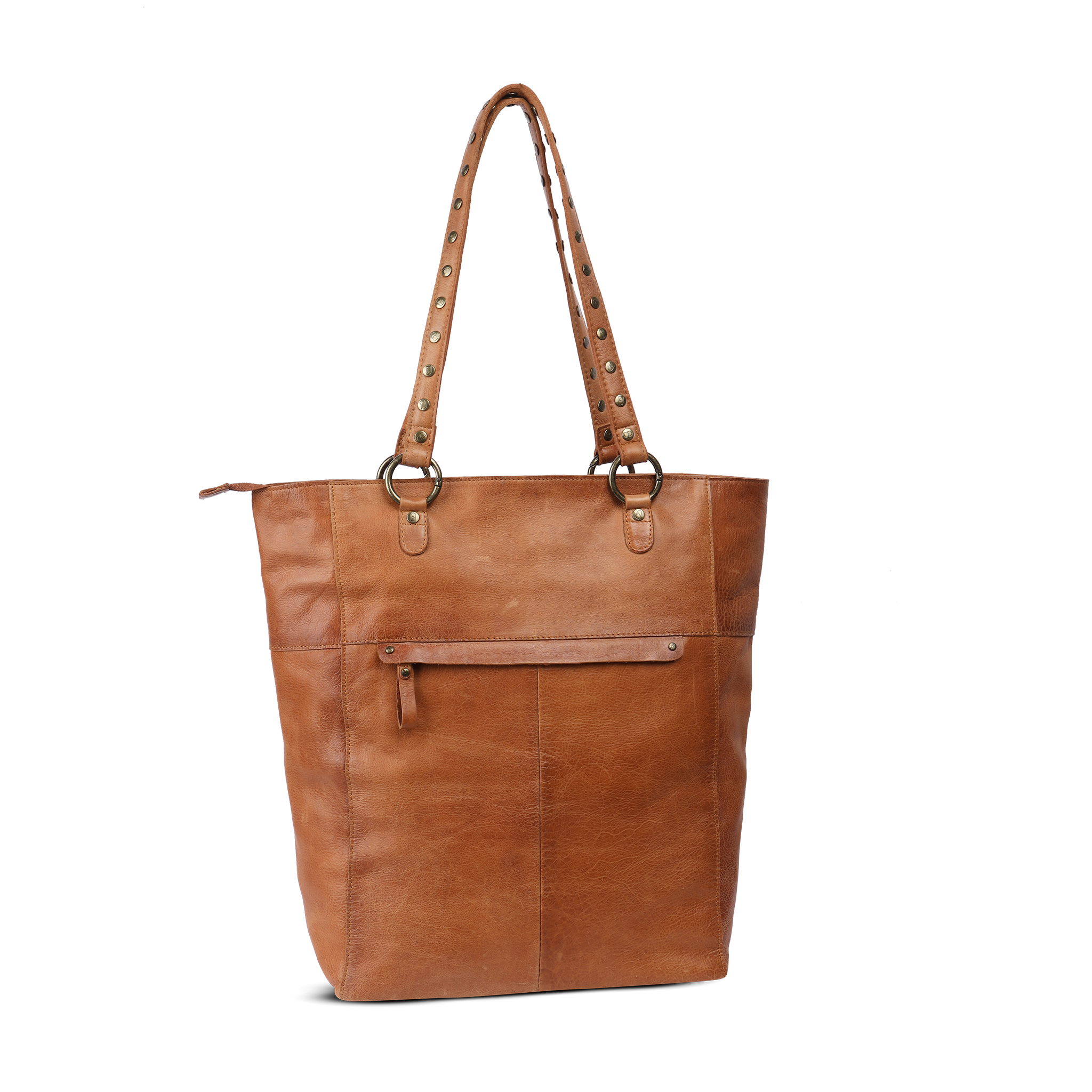 Skulderveske | Skinn | Lomme i Fronten | Brun | 3030150