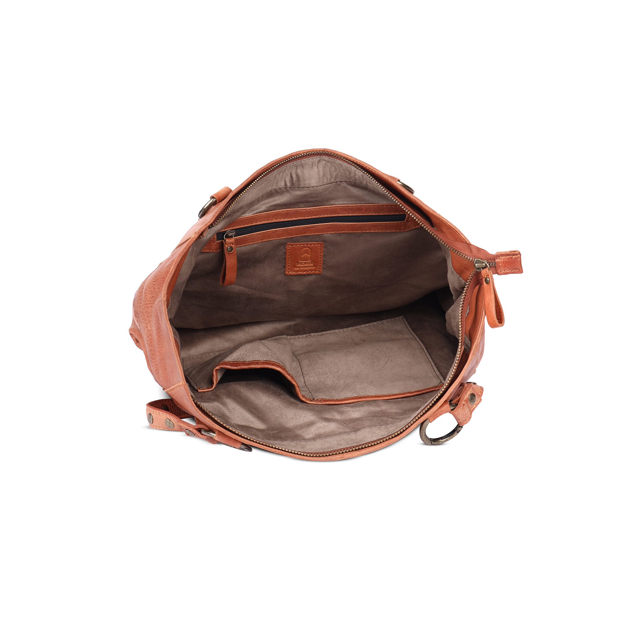 Skulderveske | Skinn | Lomme i Fronten | Brun | 3030150