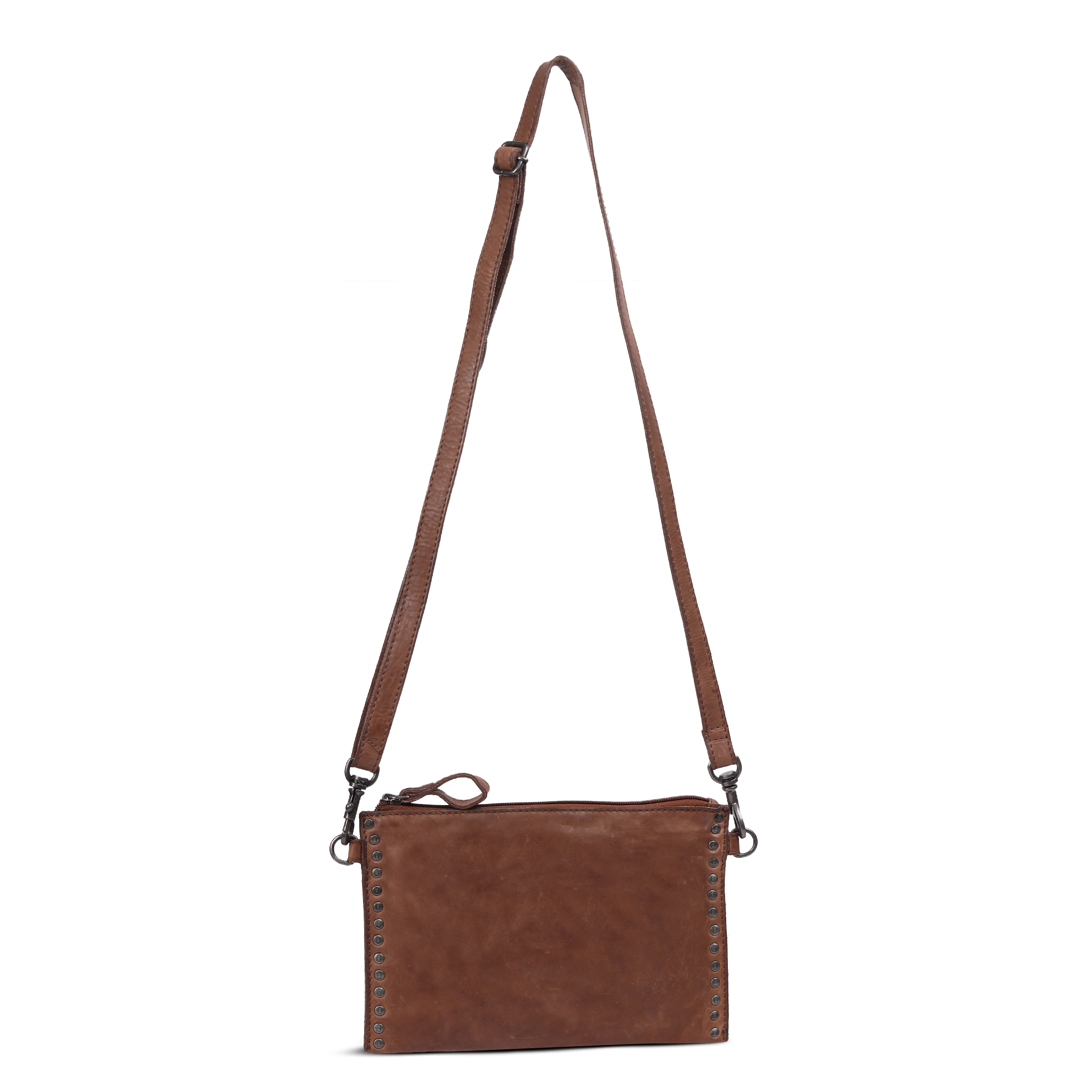 Vintage Rocks Clutchveske – Brun, Skinn