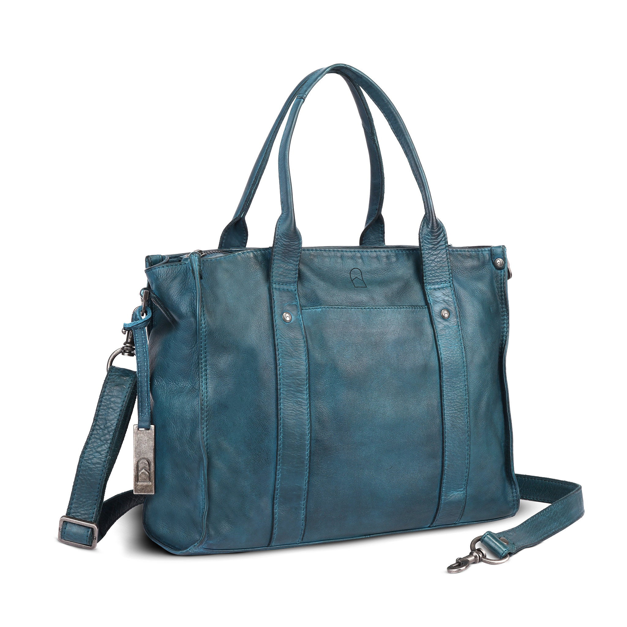 Skinnveske | Vintage look | Petrol | 3040092