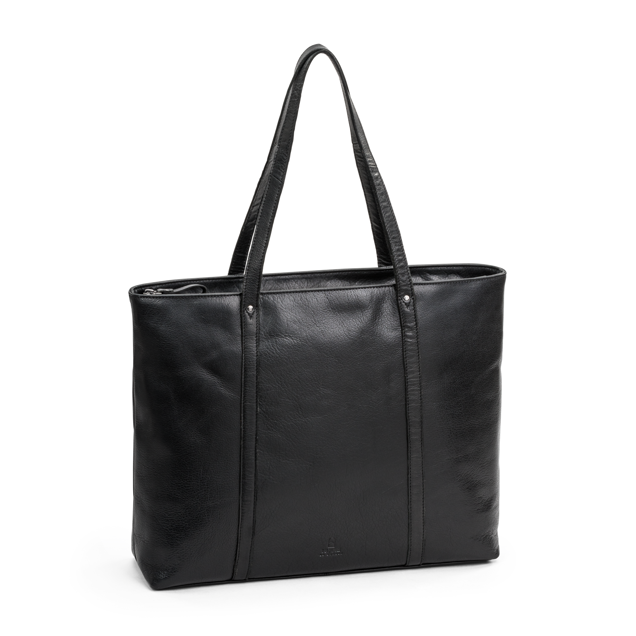 Skulderveske | Skinn | Sort |  3050039