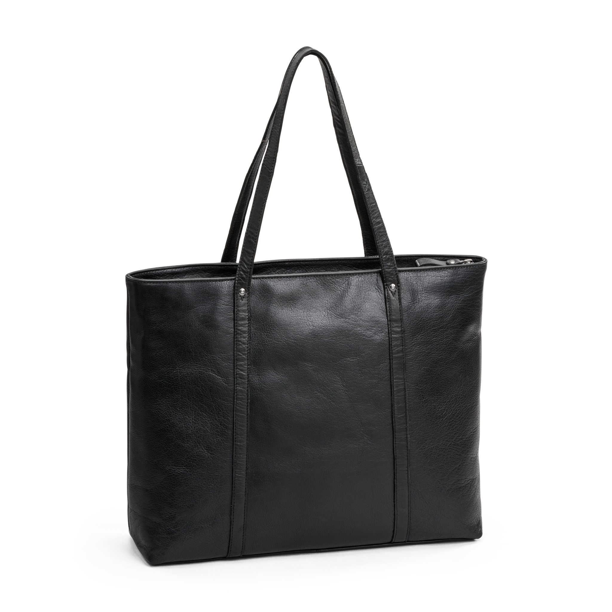 Skulderveske | Skinn | Sort |  3050039