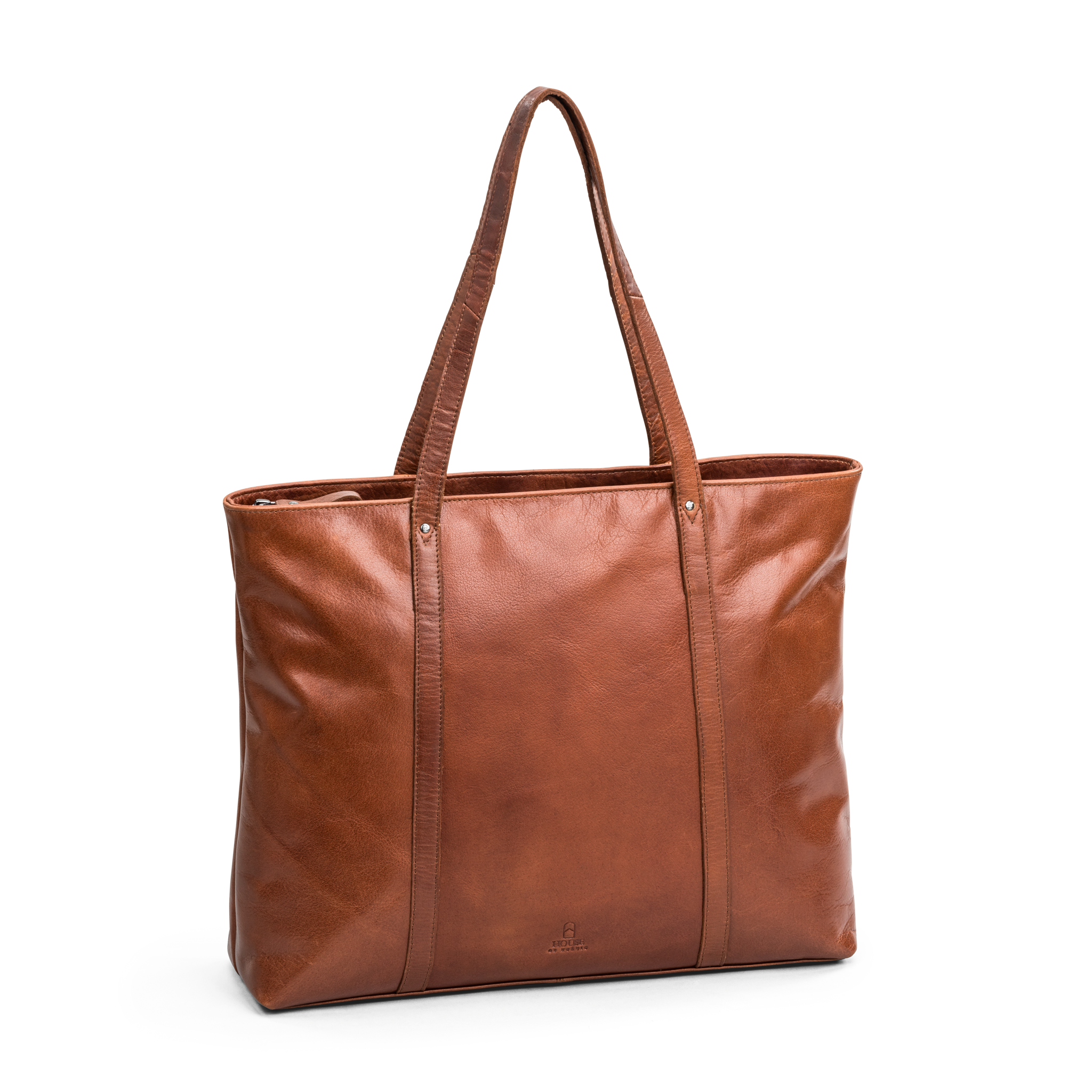 Skulderveske | Skinn | Cognac | 3050039