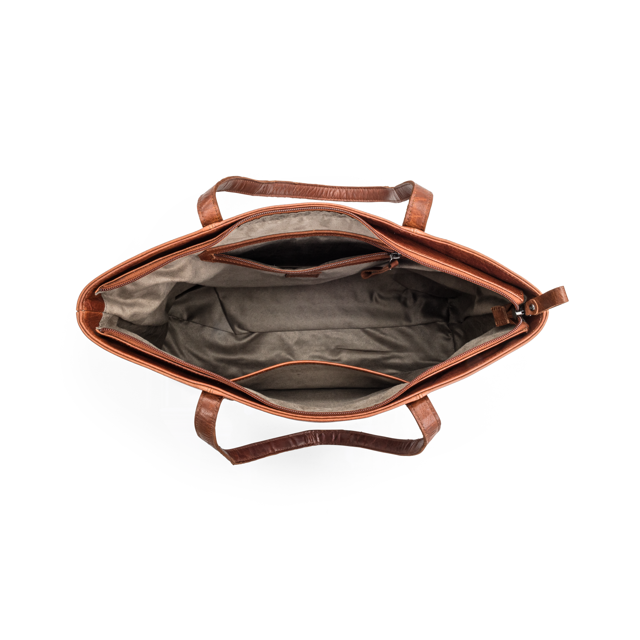 Skulderveske | Skinn | Cognac | 3050039