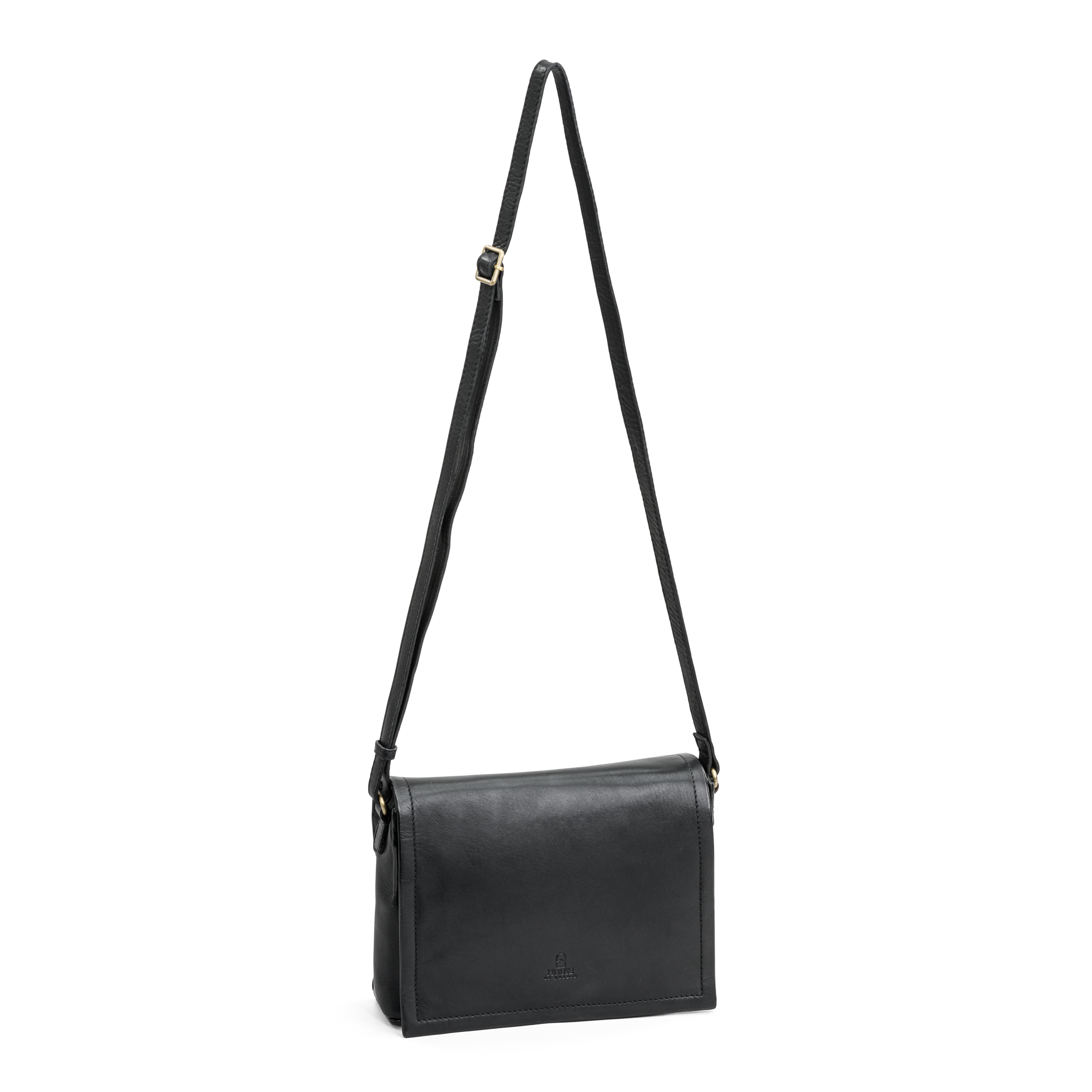 Klaffveske | Skinn | Sort | 3052033