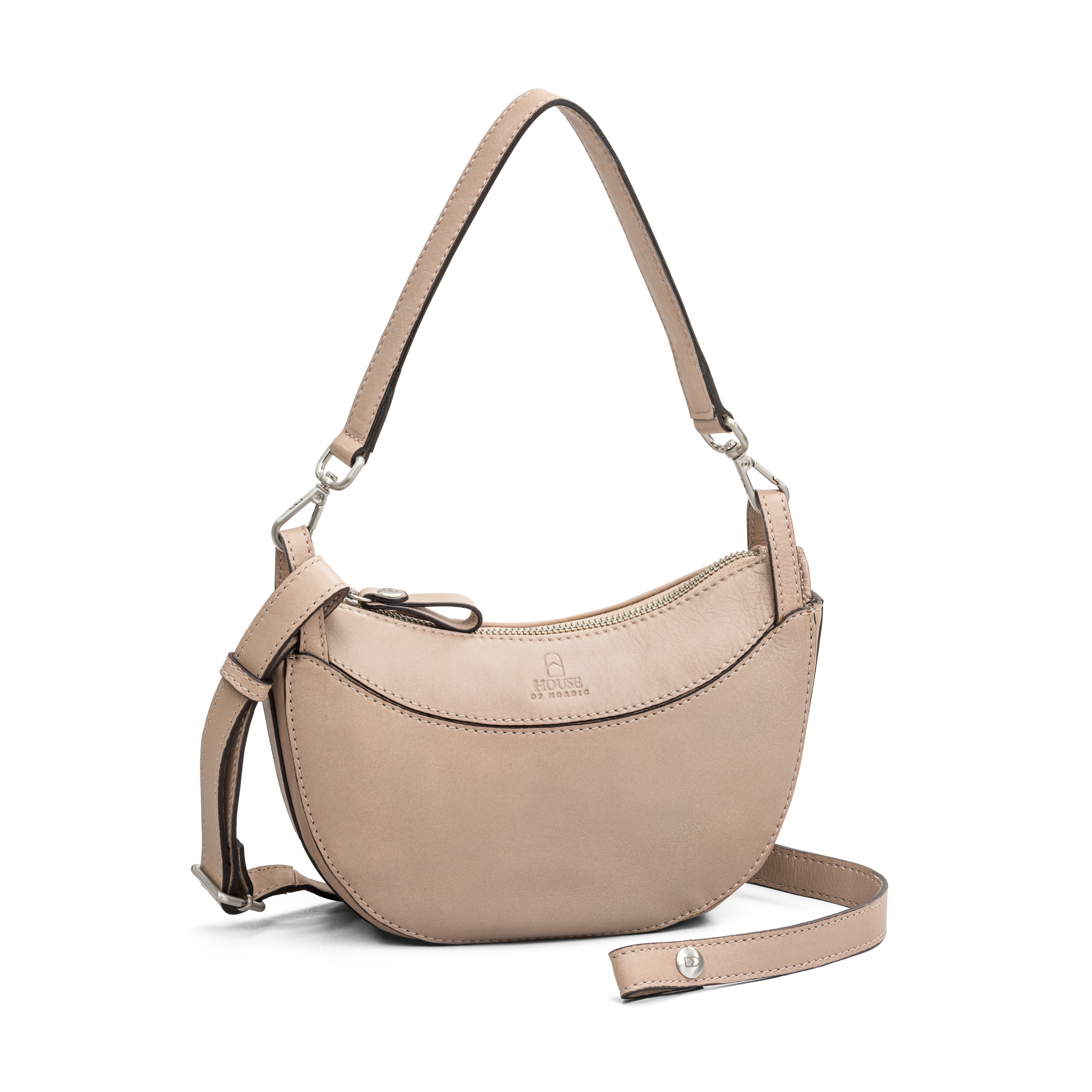 Skinnveske | To reimer | Klassisk | Beige | 3052036