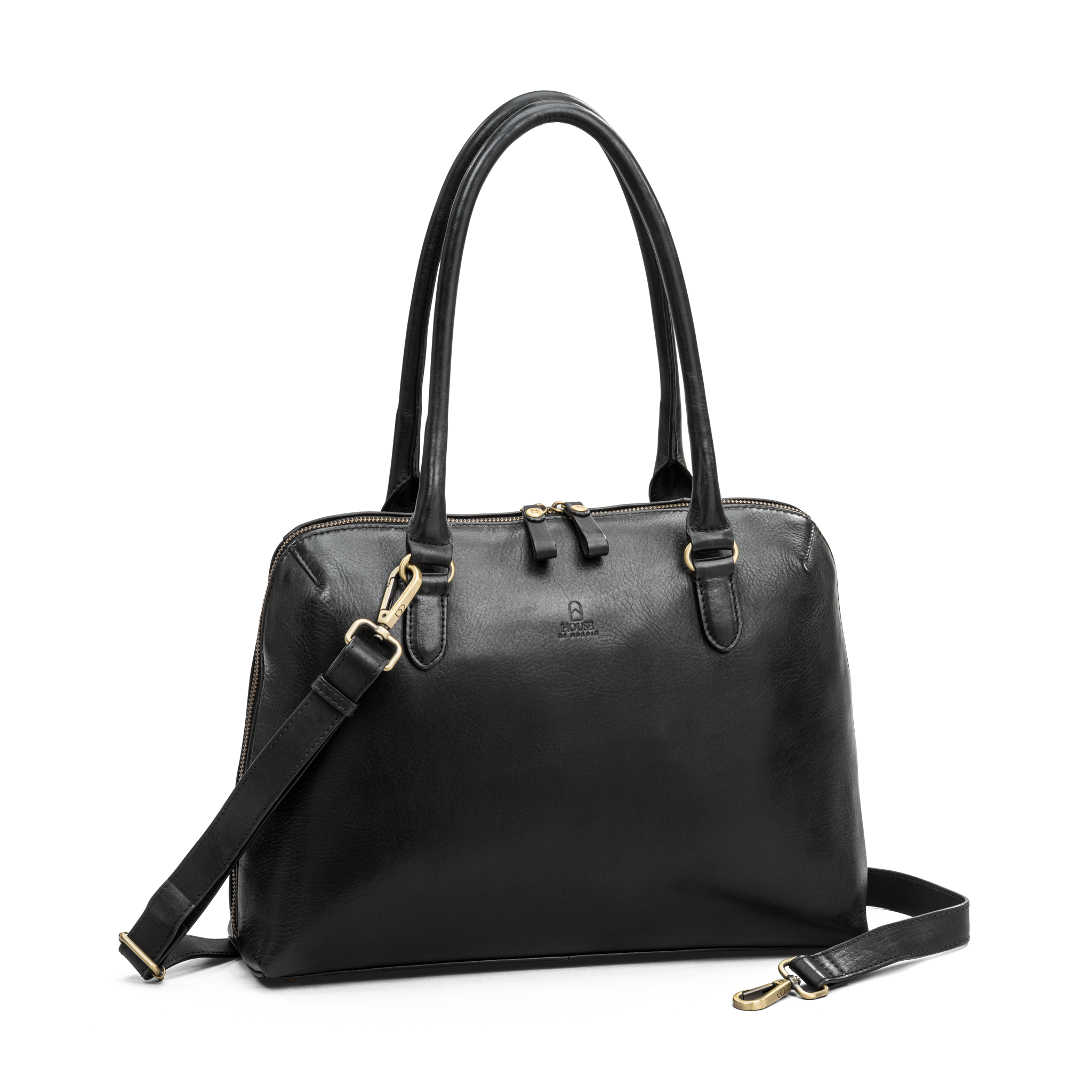 Jobbveske | Skinn | 12" | Sort | Klassisk | 3052048